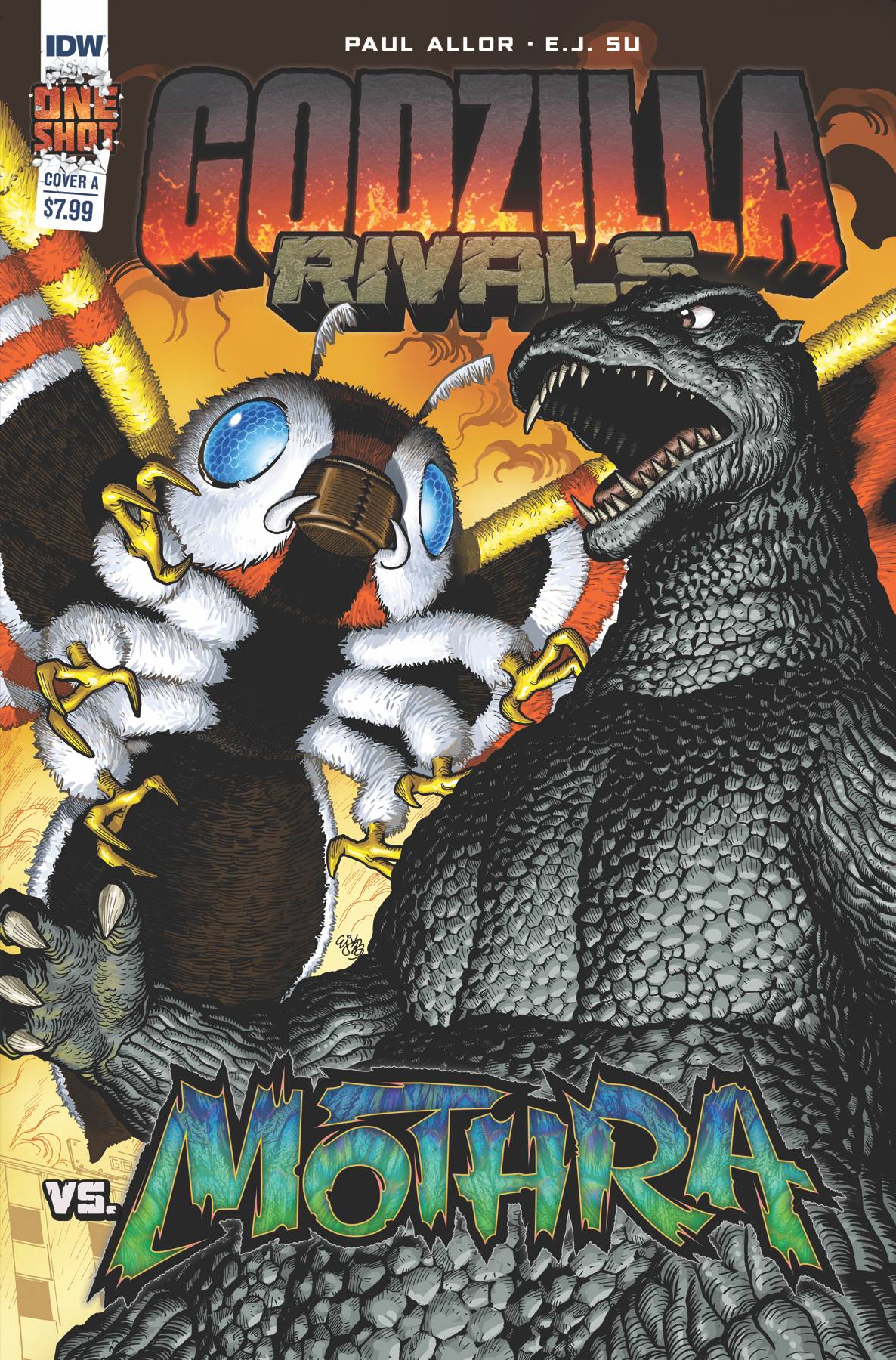 GODZILLA RIVALS VS MOTHRA CVR A SU