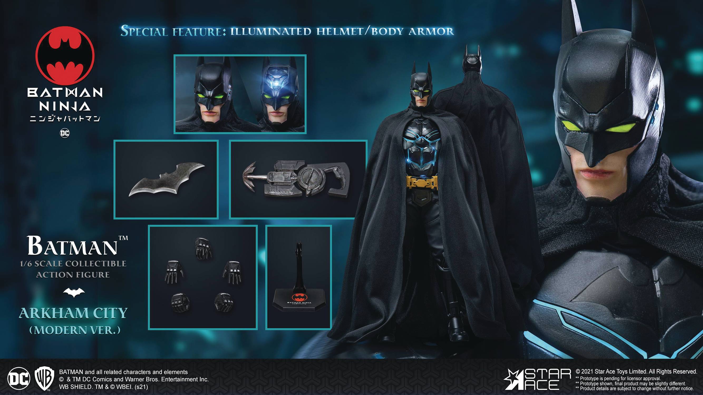 APR219916 - BATMAN NINJA MODERN BATMAN 1/6 COLL AF - Previews World