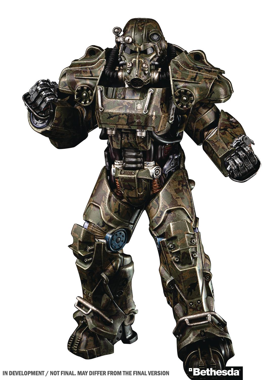 FALLOUT T-60 CAMOUFLAGE POWER ARMOR 1/6 SCALE FIG