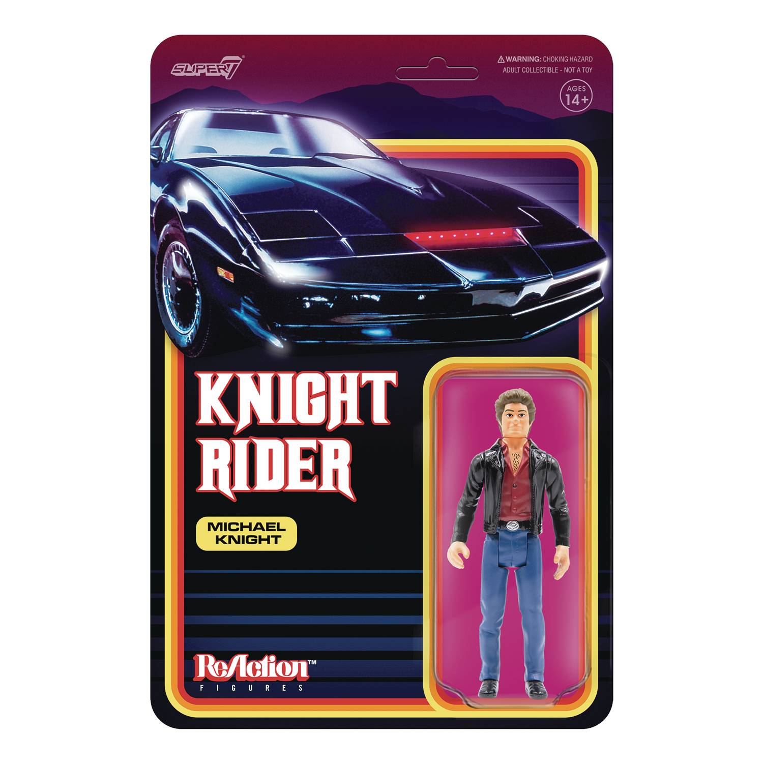 JUN218498 KNIGHT RIDER MICHAEL KNIGHT REACTION FIG Previews World