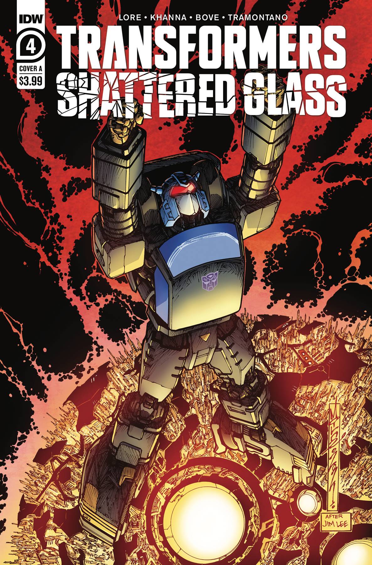 最旬トレンドパンツ GLASS SHATTERED TRANSFORMERS - SEP210487 #4 A CVR 5) (OF その他