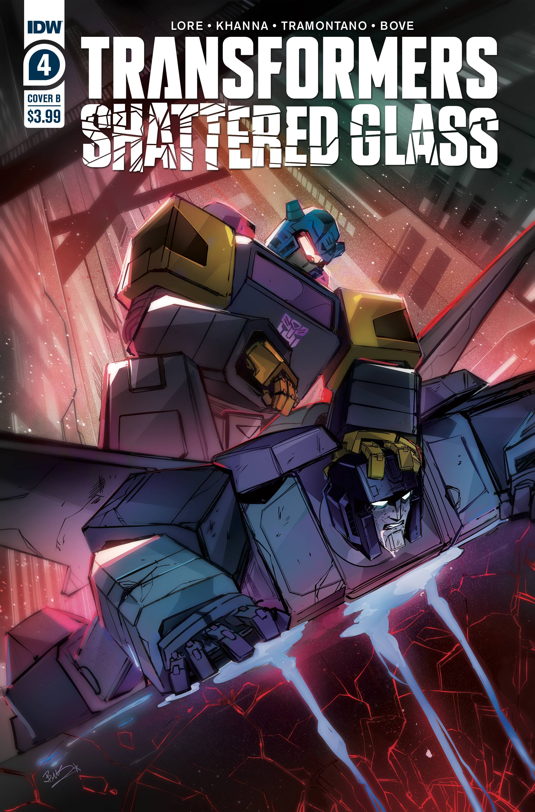 SEP210488 - TRANSFORMERS SHATTERED GLASS #4 (OF 5) CVR B MCGUIRE-SMITH -  Previews World