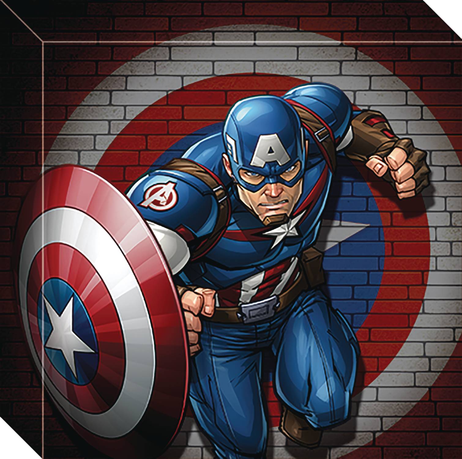 NOV212764 - CAPTAIN AMERICA 12IN CANVAS WALL ART - Previews World NOV212764 - CAPTAIN AMERICA 12IN CANVAS WALL ART - Previews World