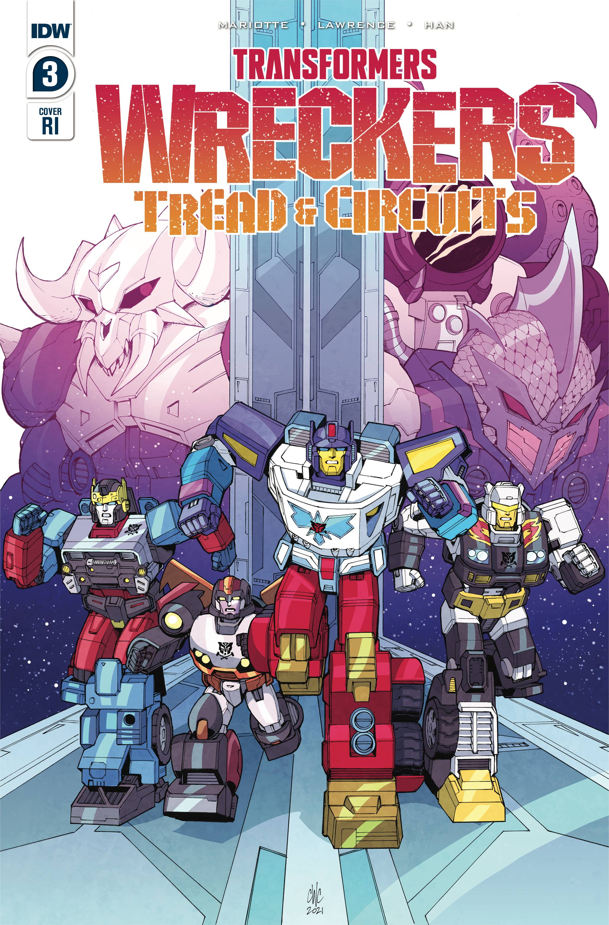 OCT210420 - TRANSFORMERS WRECKERS TREAD & CIRCUITS #3 (OF 4) CVR C 10 CO -  Previews World