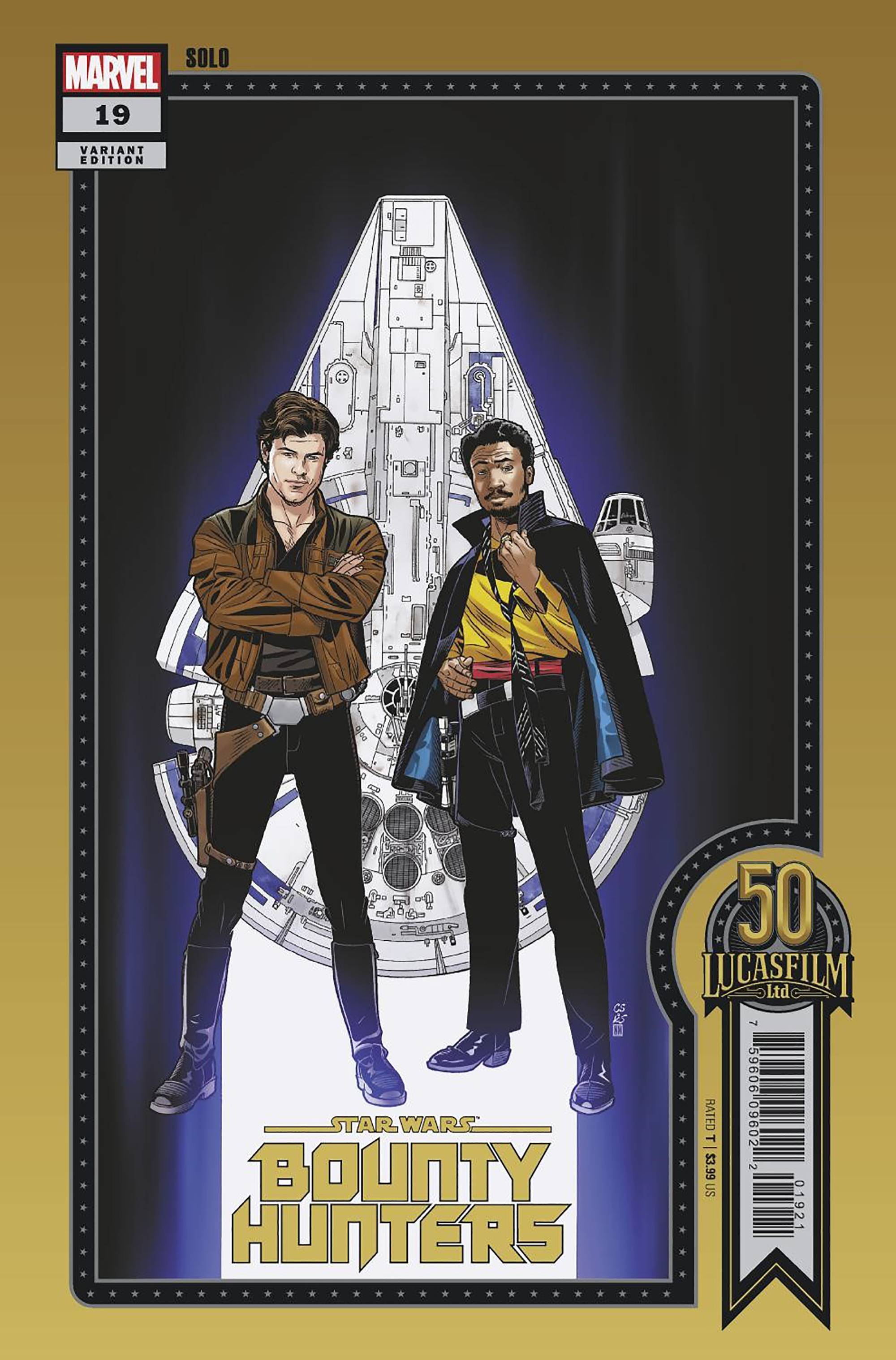STAR WARS BOUNTY HUNTERS #19 SPROUSE LUCASFILM 50TH VAR
