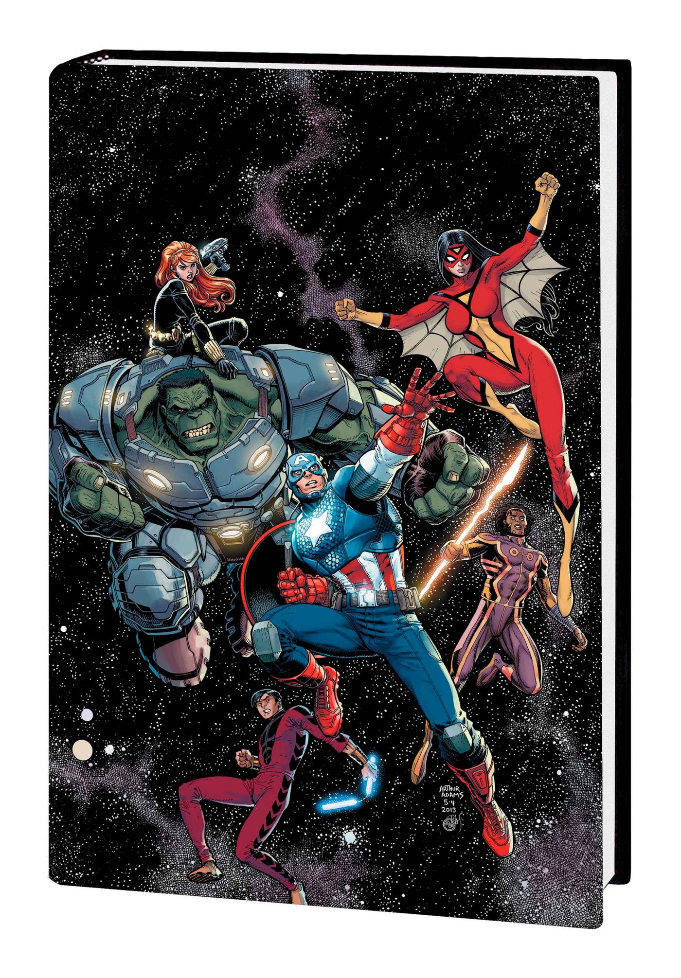 OCT210979 - AVENGERS BY JONATHAN HICKMAN OMNIBUS HC VOL 01 DM VAR