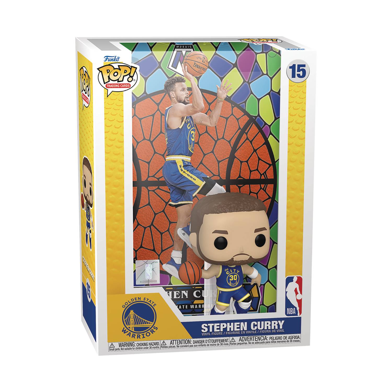 POP TRADING CARDS MOSAIC STEPHEN CURRY