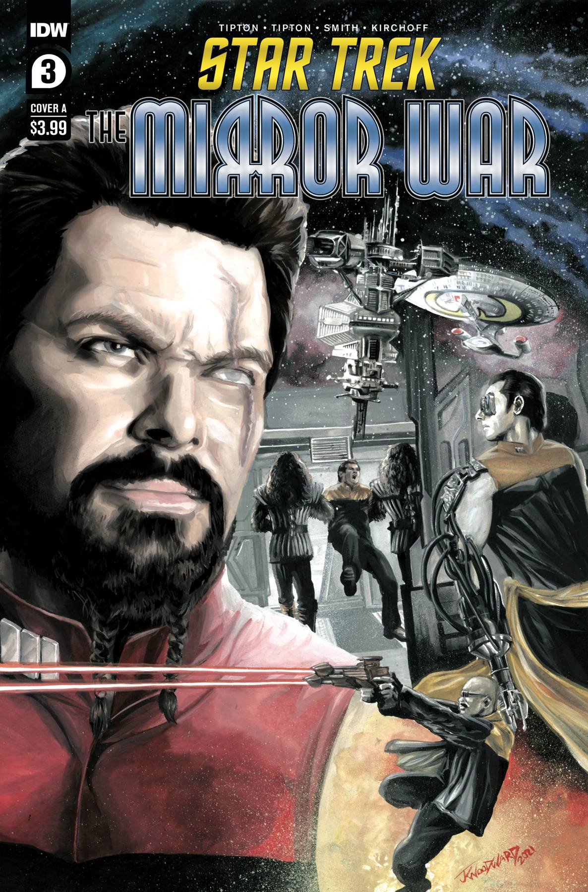 STAR TREK MIRROR WAR #3 (OF 8) CVR A WOODWARD