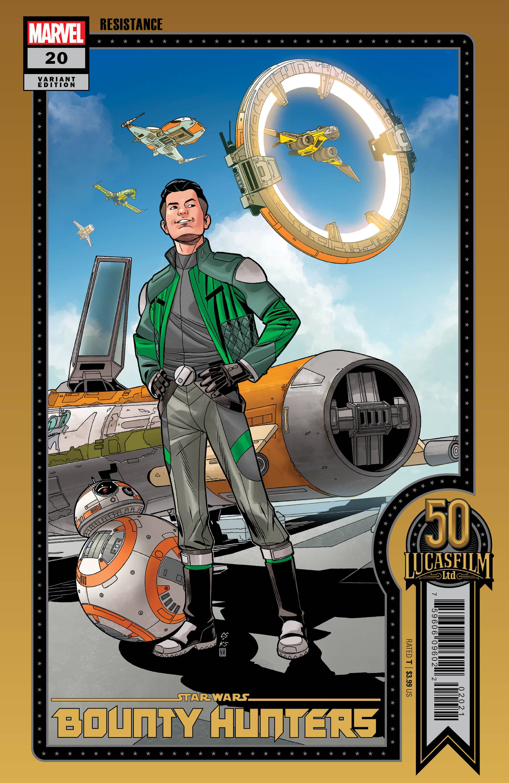 STAR WARS BOUNTY HUNTERS #20 SPROUSE LUCASFILM 50TH VAR