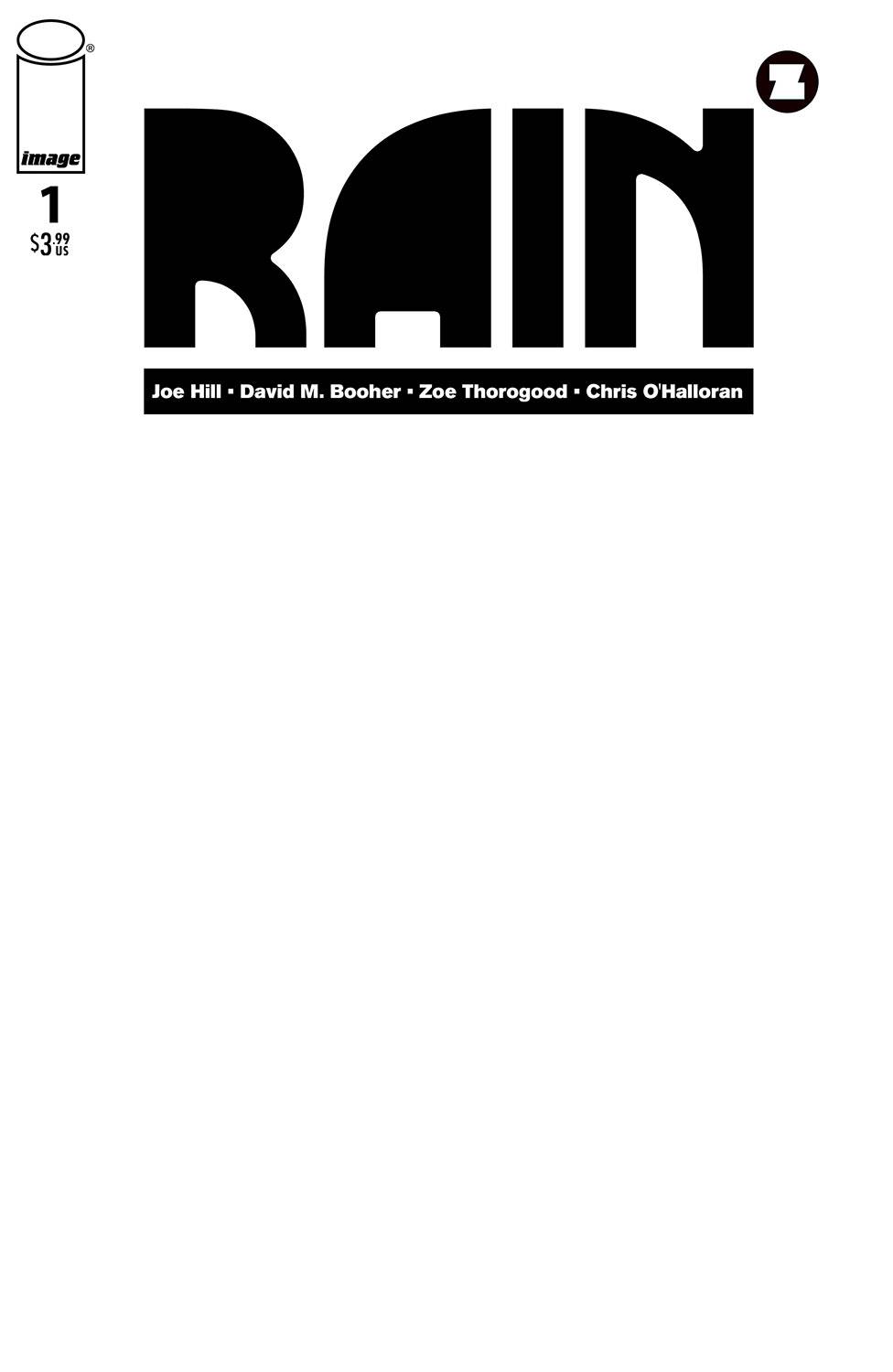 JOE HILL RAIN #1 (OF 5) CVR C BLANK CVR
