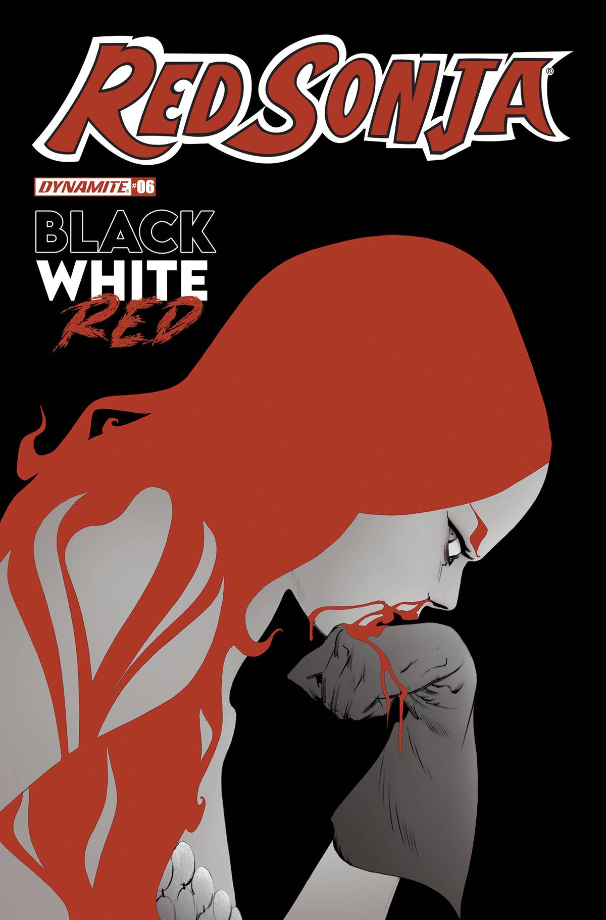 RED SONJA BLACK WHITE RED #6 CVR A LEE