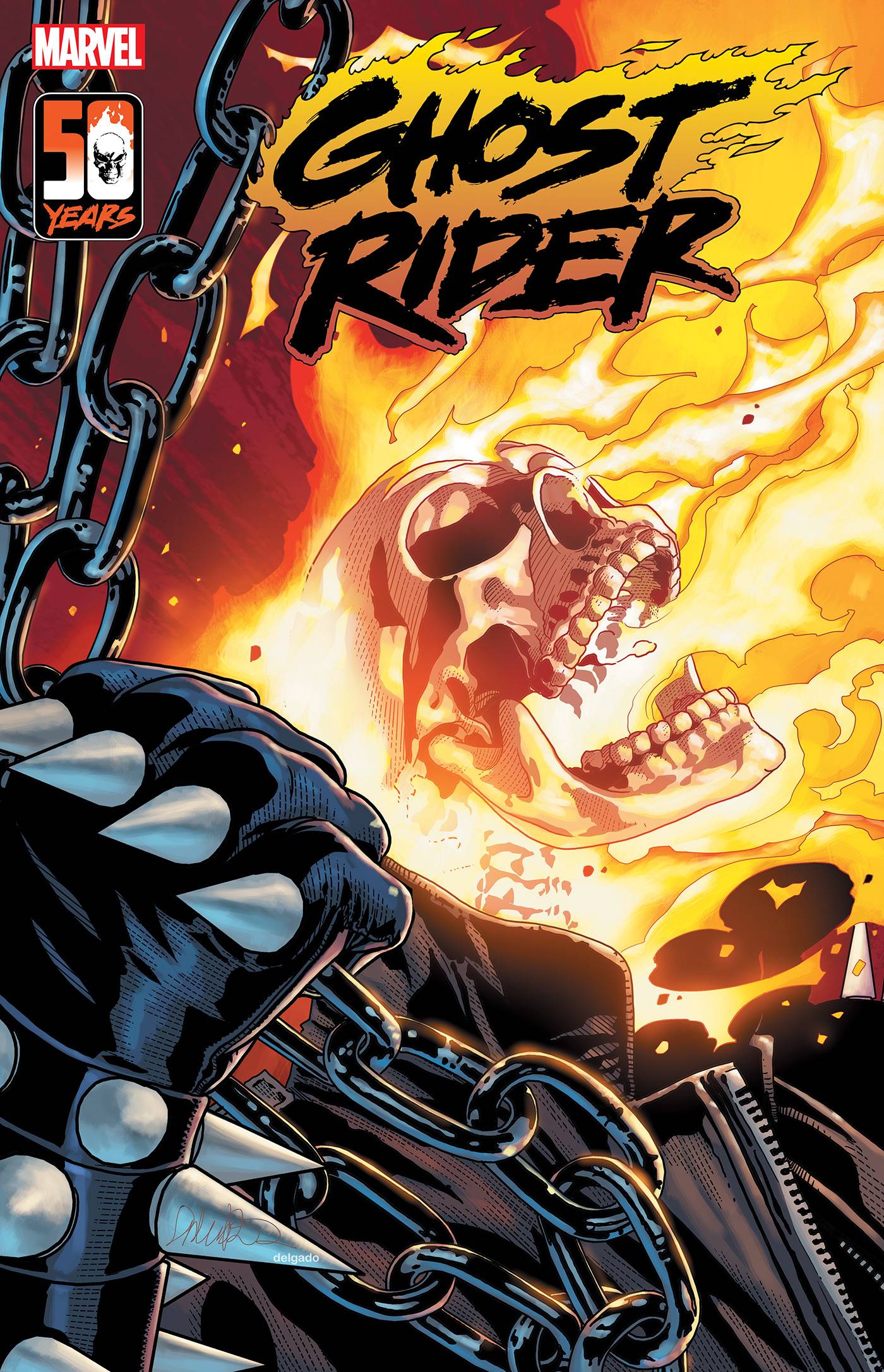 MAY228469 - GHOST RIDER VENGEANCE FOREVER #1 PX DCD 40TH LARRAZ VAR -  Previews World