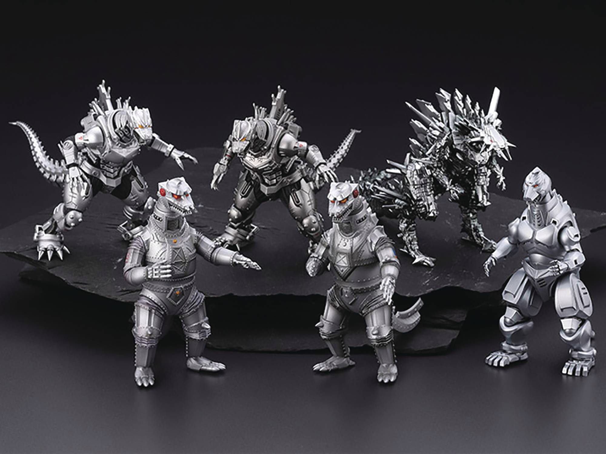 MECHAGODZILLA HYPER MODELING TRADING FIG 6PC SET