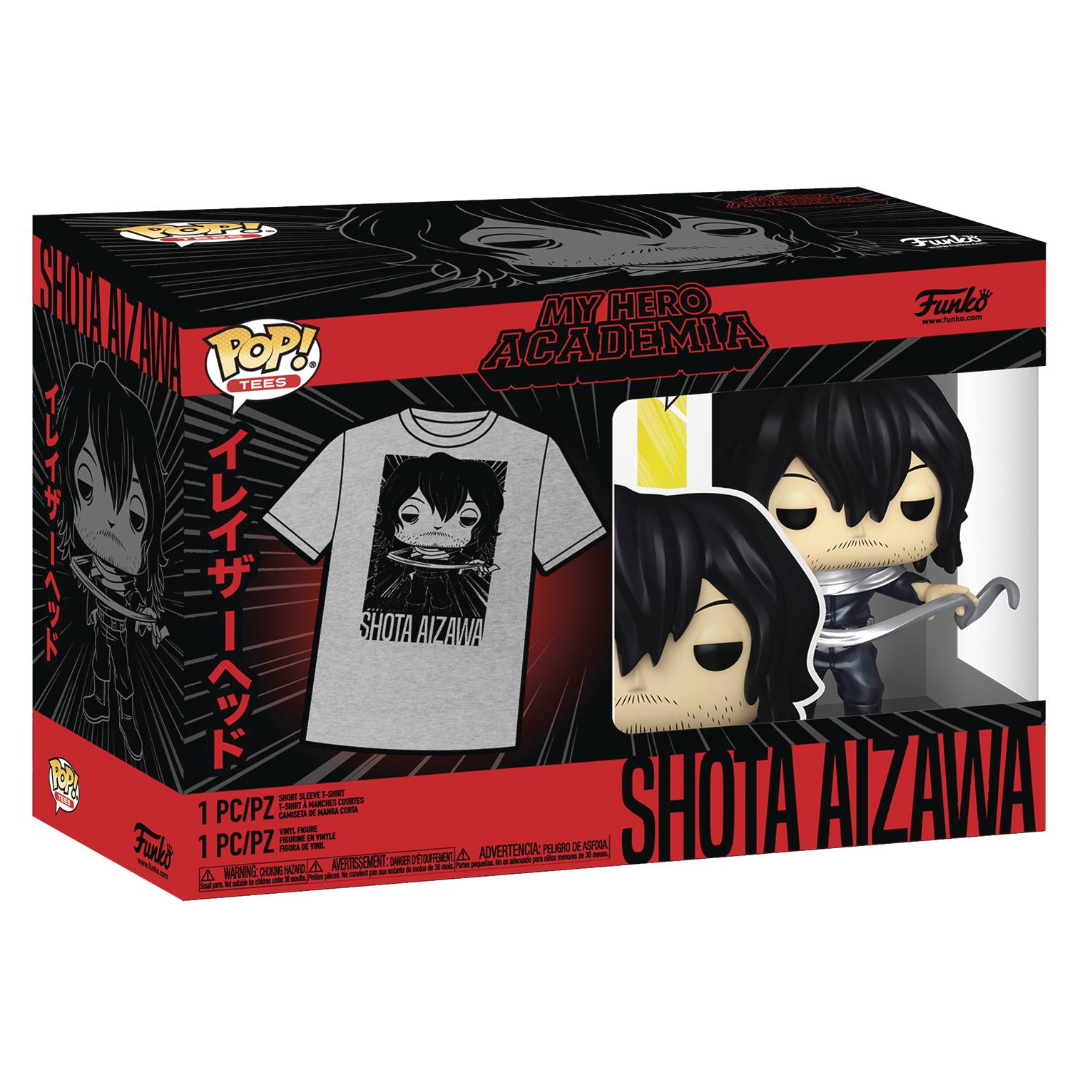 POP & TEE MY HERO ACADEMIA SHOTA AIZAWA VIN FIG T/S XL