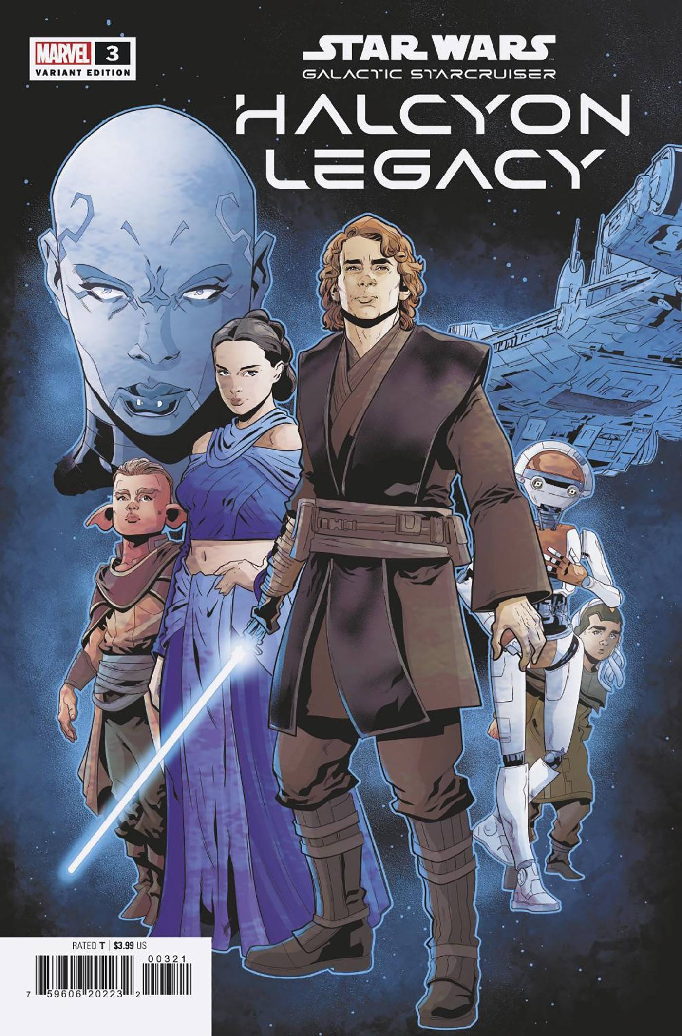 STAR WARS HALCYON LEGACY #3 (OF 5) SLINEY CONNECTING VAR
