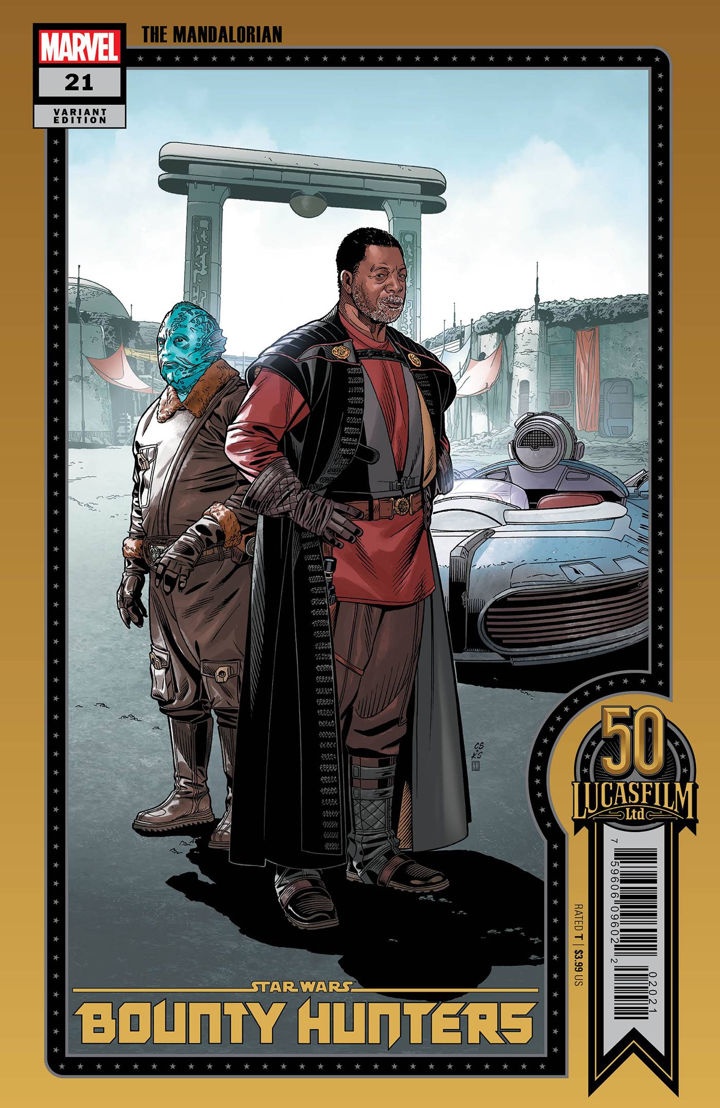 STAR WARS BOUNTY HUNTERS #21 SPROUSE LUCASFILM 50TH VAR