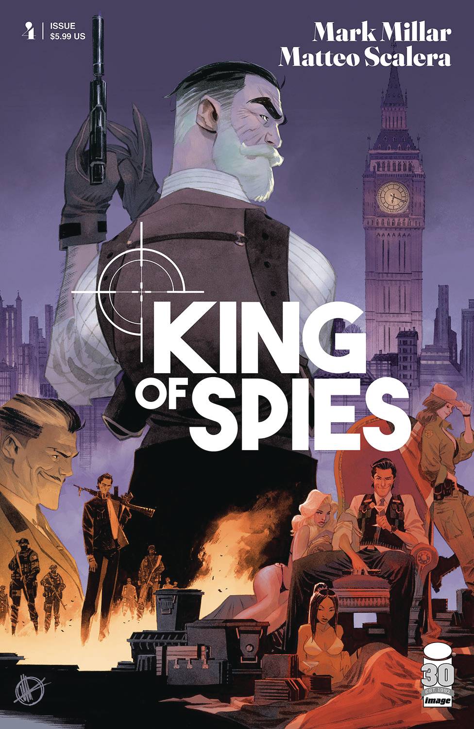 KING OF SPIES #4 (OF 4) CVR A SCALERA (MR)