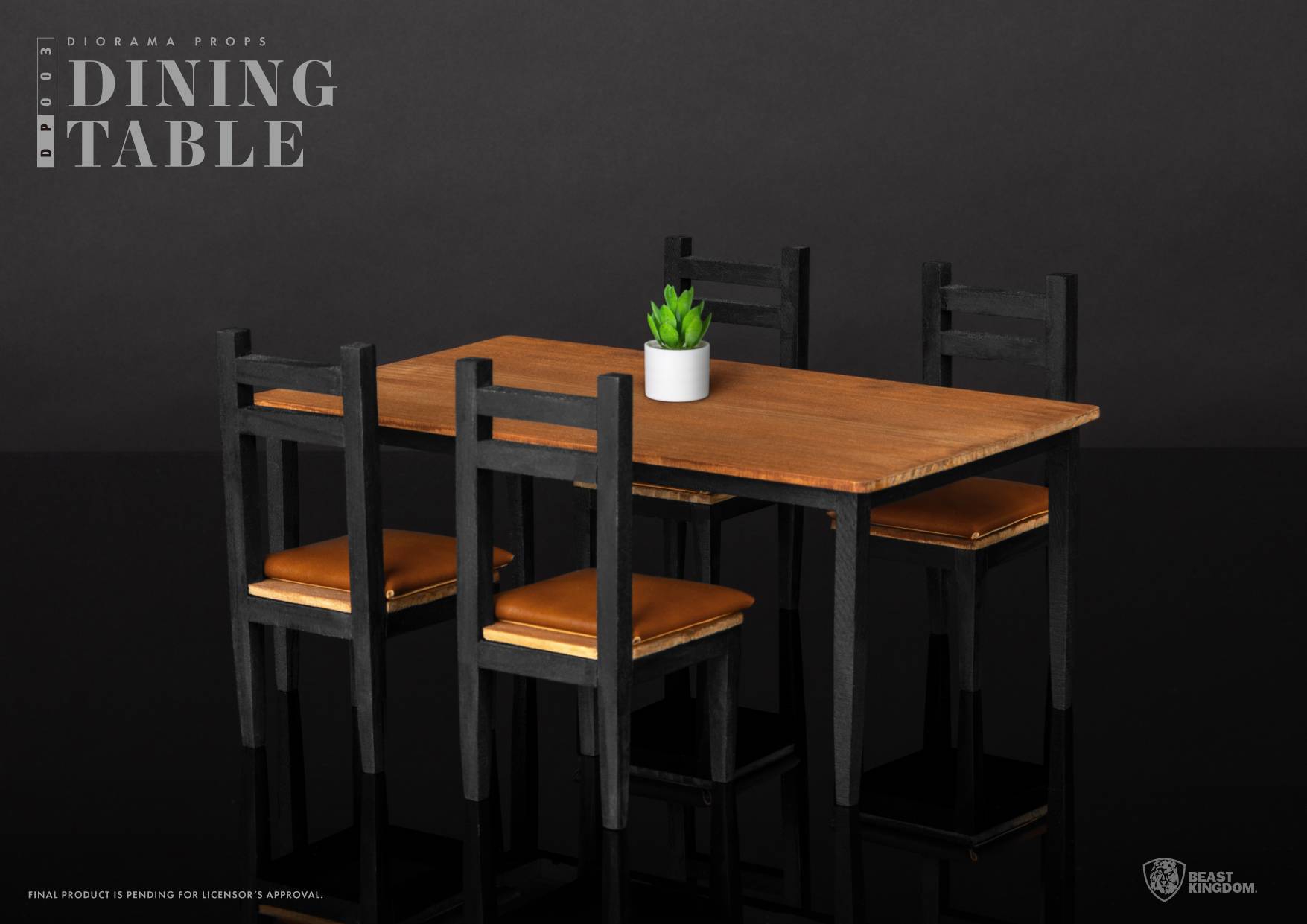 DIORAMA PROPS DP-003 DINING TABLE SET FIGURE ACC