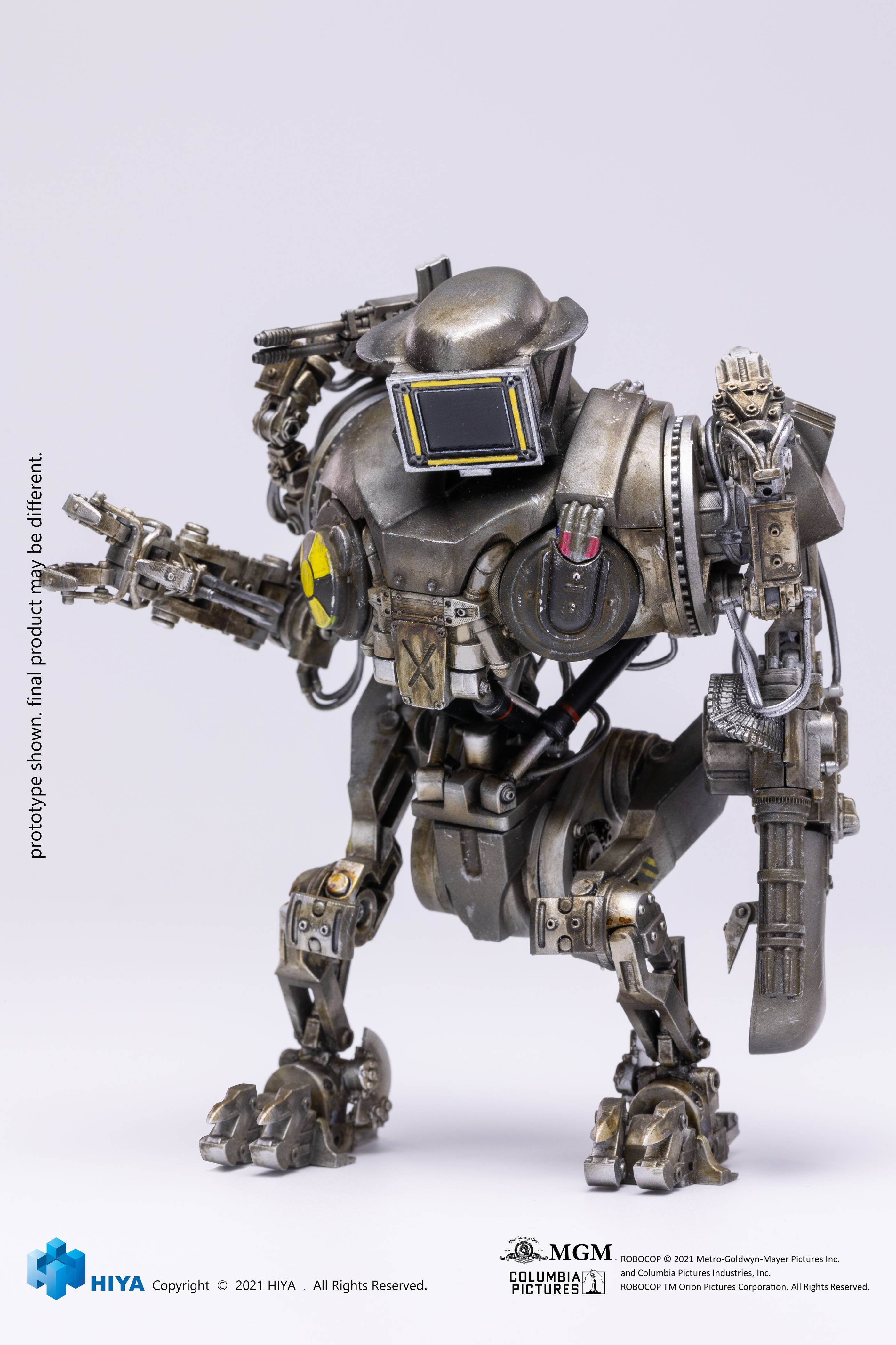 OCT218536 - ROBOCOP 2 BATTLE DAMAGED ROBOCAIN PX 1/18 SCALE