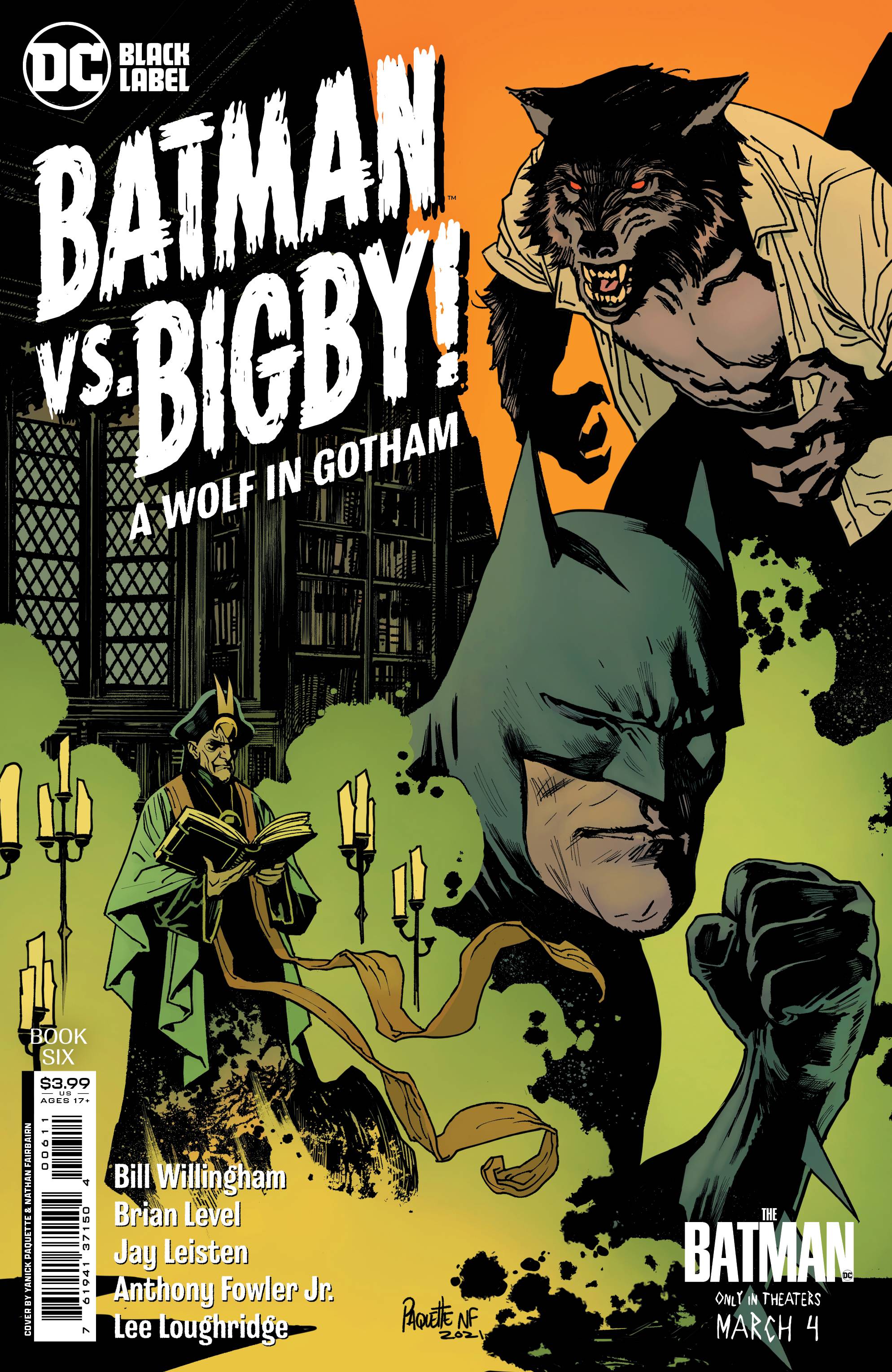 BATMAN VS BIGBY A WOLF IN GOTHAM #6 (OF 6) CVR A PAQUETTE (M