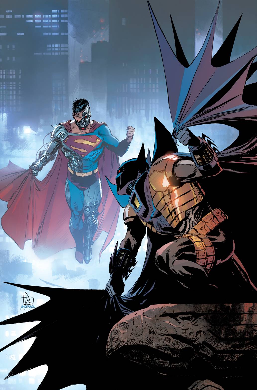 JAN222778 - BATMAN SUPERMAN WORLDS FINEST #1 CVR E WEEKS TEAM VAR -  Previews World