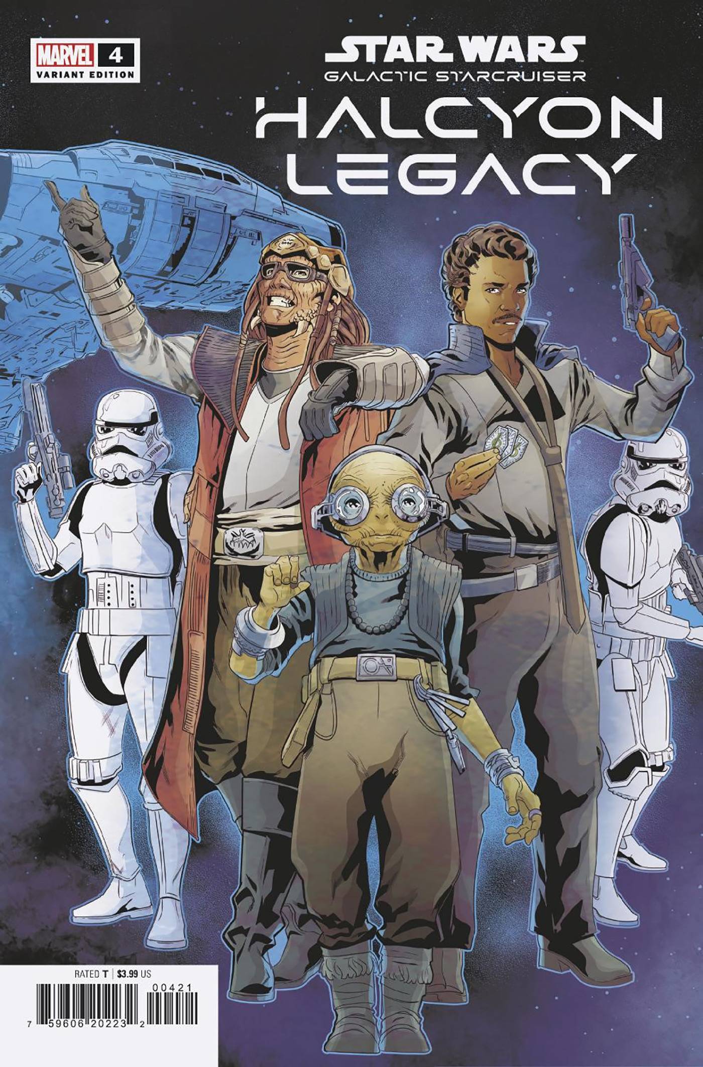 STAR WARS HALCYON LEGACY #4 (OF 5) SLINEY CONNECTING VAR