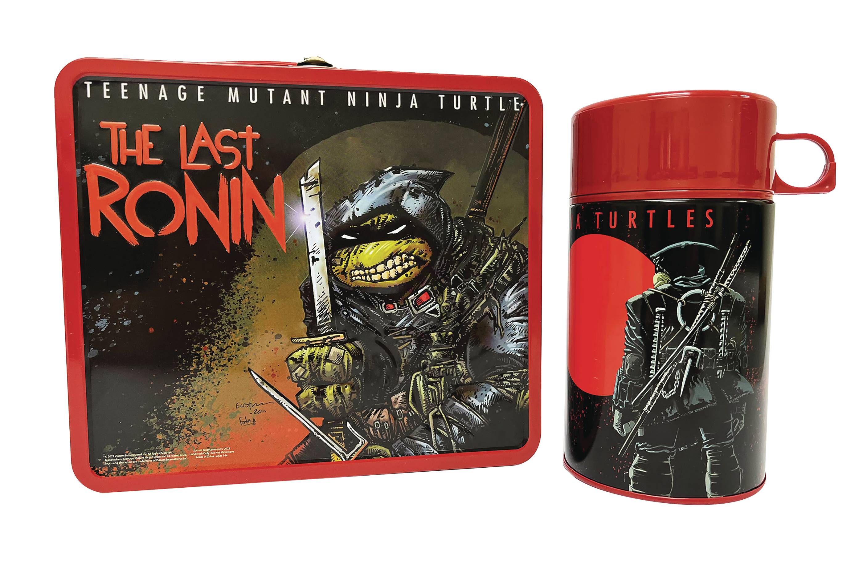 TIN TITANS TMNT LAST RONIN PX LUNCHBOX & BEV CONTAINER (NOV2