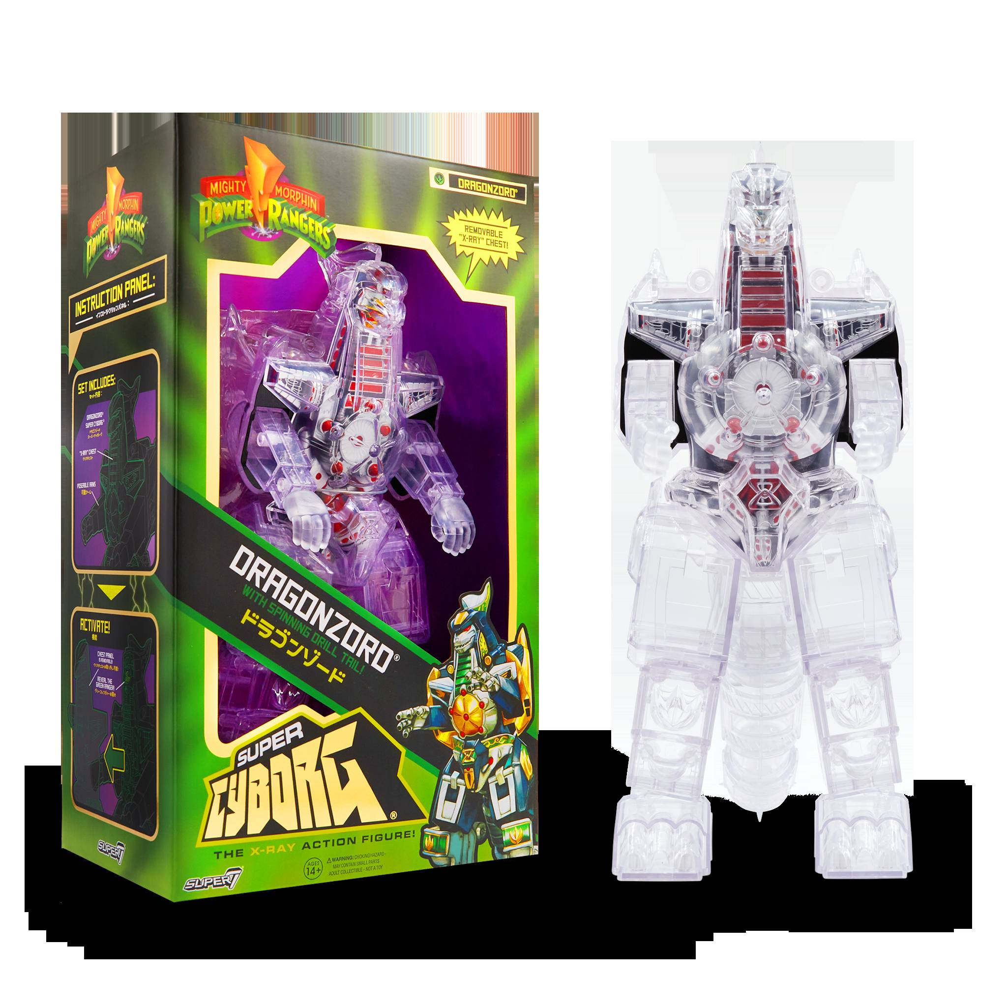 MIGHTY MORPHIN POWER RANGERS SUPER CYBORG DRAGONZORD CLR FIG