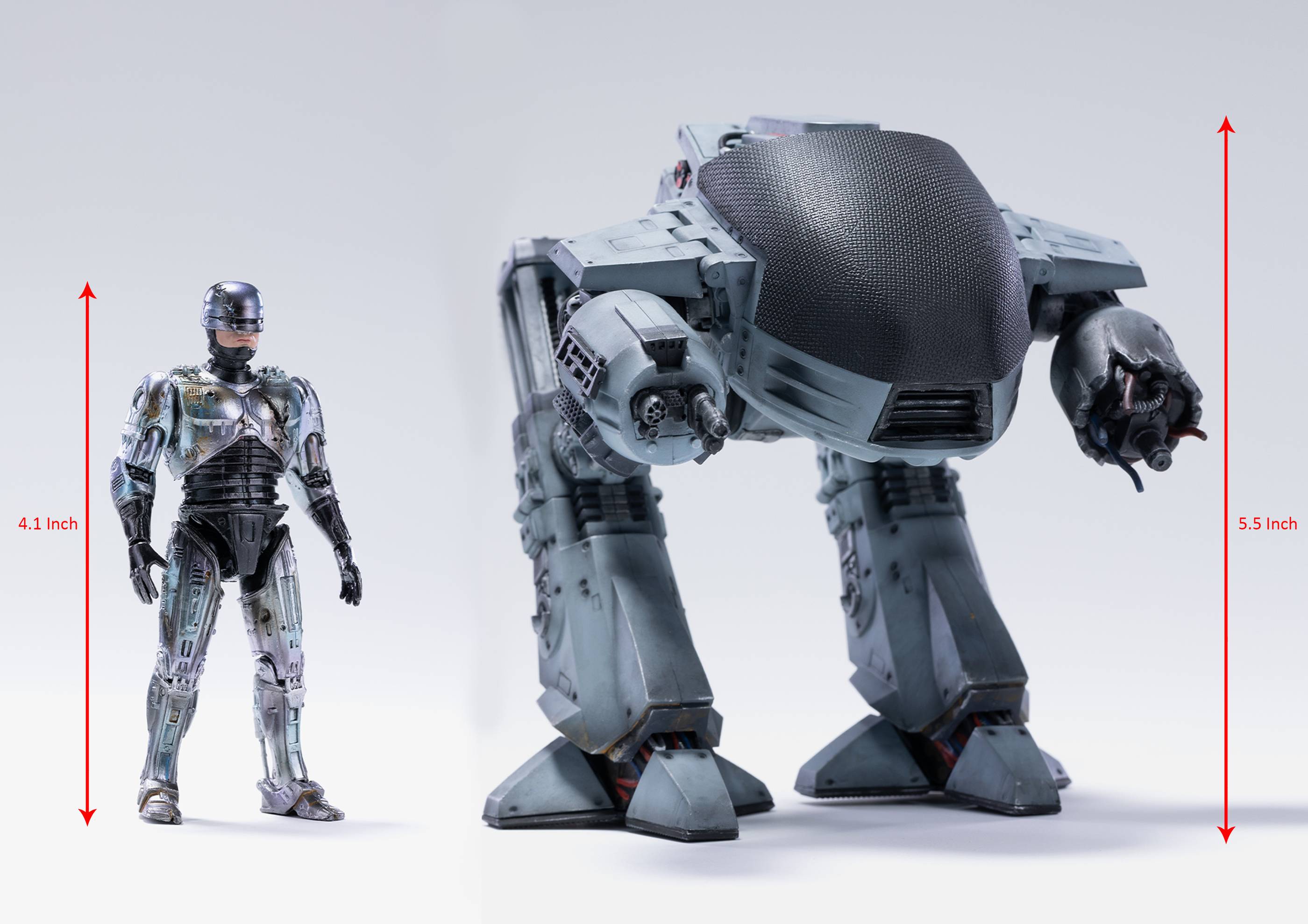 SDCC 2022 ROBOCOP ED-209 VS ROBOCOP BATTLE DAM PX 1/8 AF 2PK