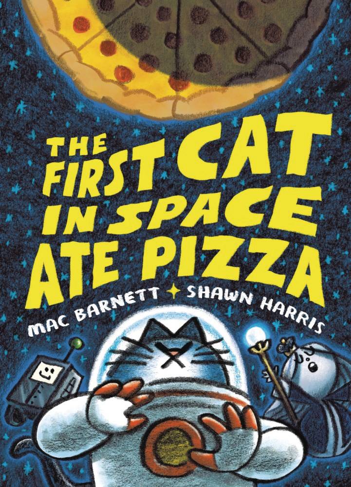 FIRST CAT IN SPACE ATE PIZZA GN