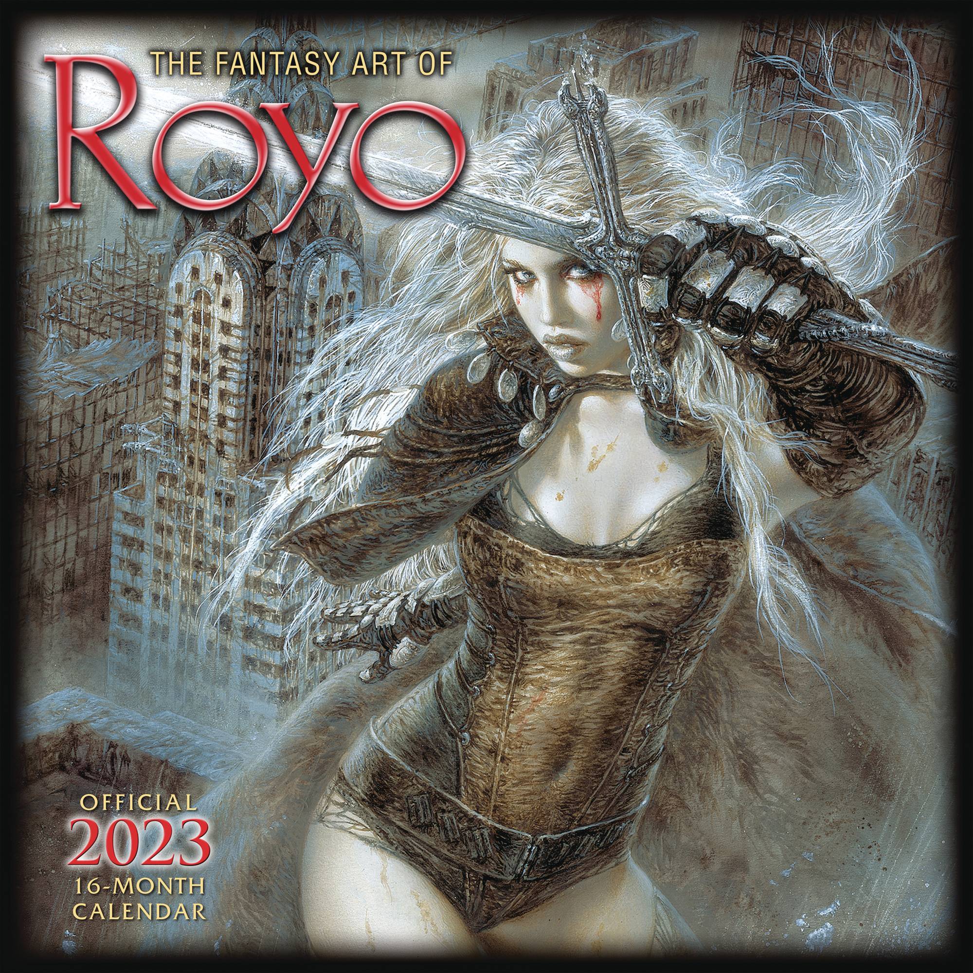 MAR221891 FANTASY ART OF LUIS ROYO 2023 WALL CALENDAR (MR) Previews
