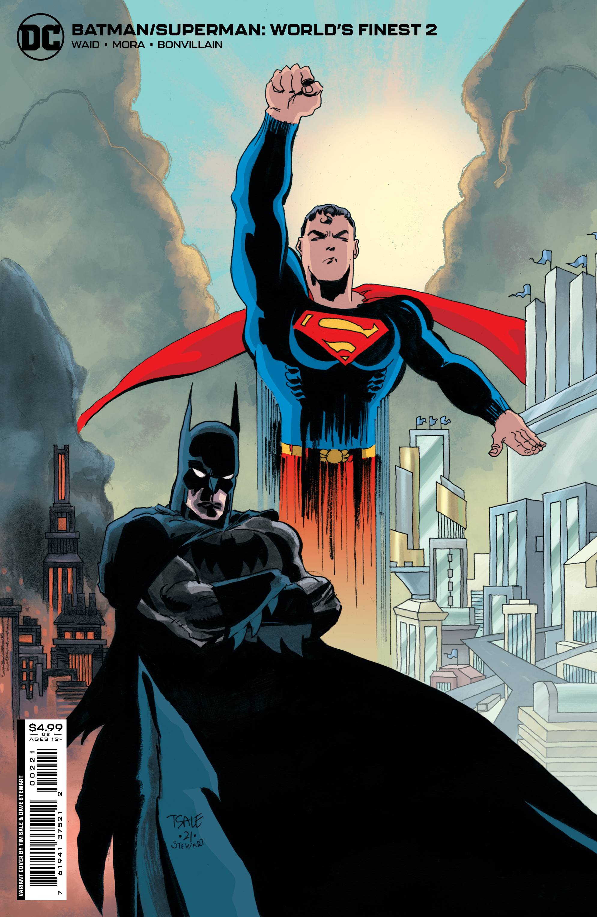 BATMAN SUPERMAN WORLDS FINEST #2 CVR B SALE CARD STOCK