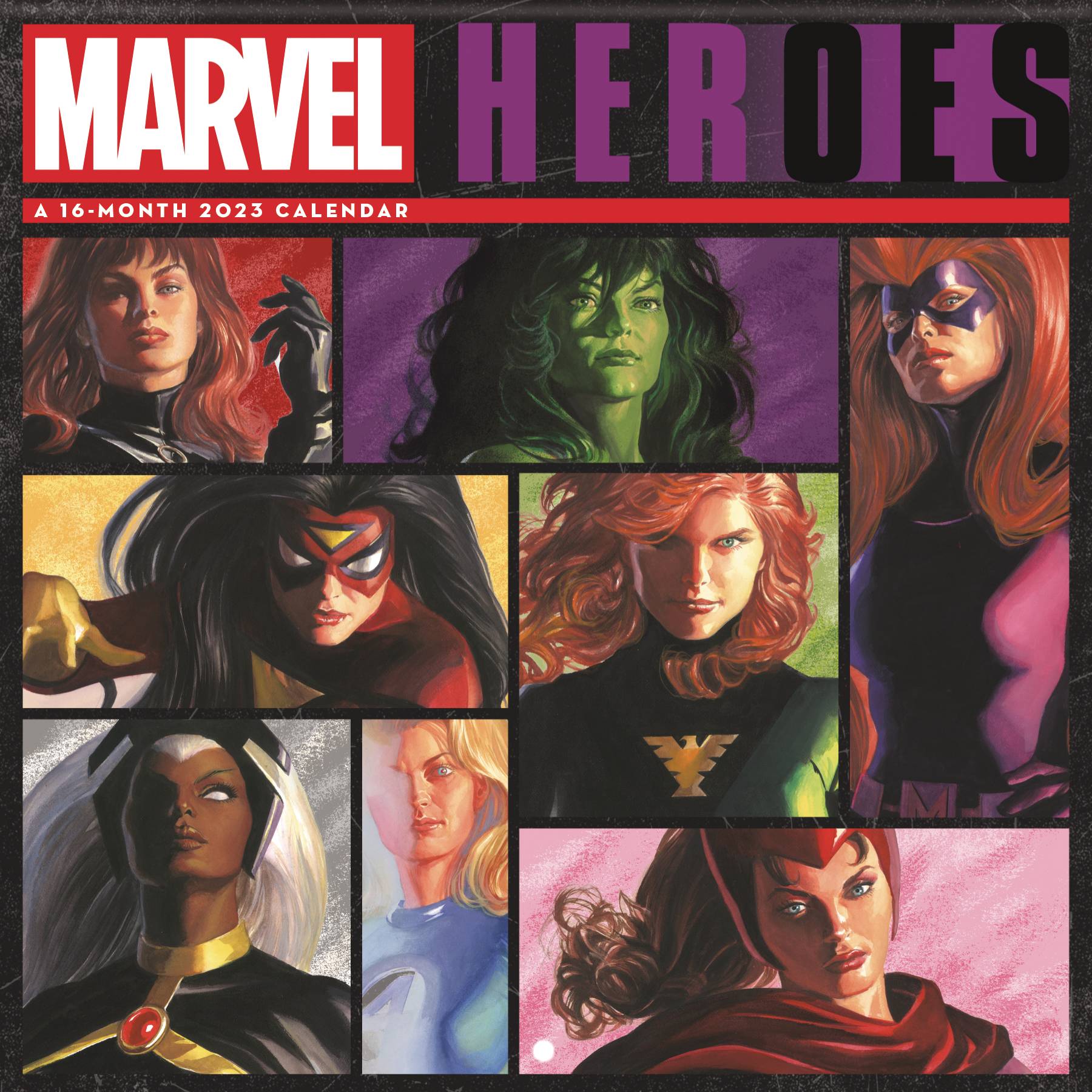 MARVEL HER OES 2023 WALL CALENDAR