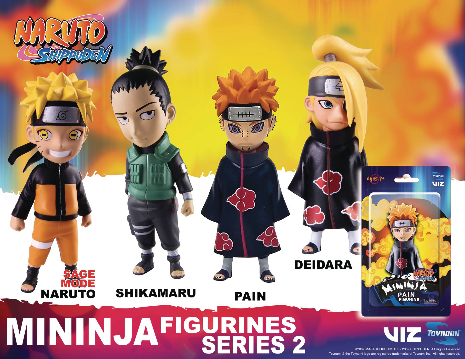 JAN228399 - NARUTO SHIPPUDEN MININJA SER1 FIG DIS - Previews World