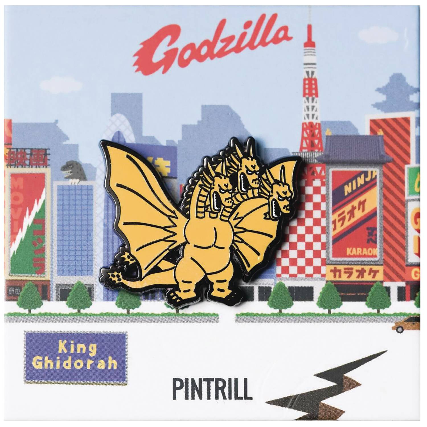 GODZILLA SERIES 4 KING GHIDORAH ENAMEL PIN (O/A)