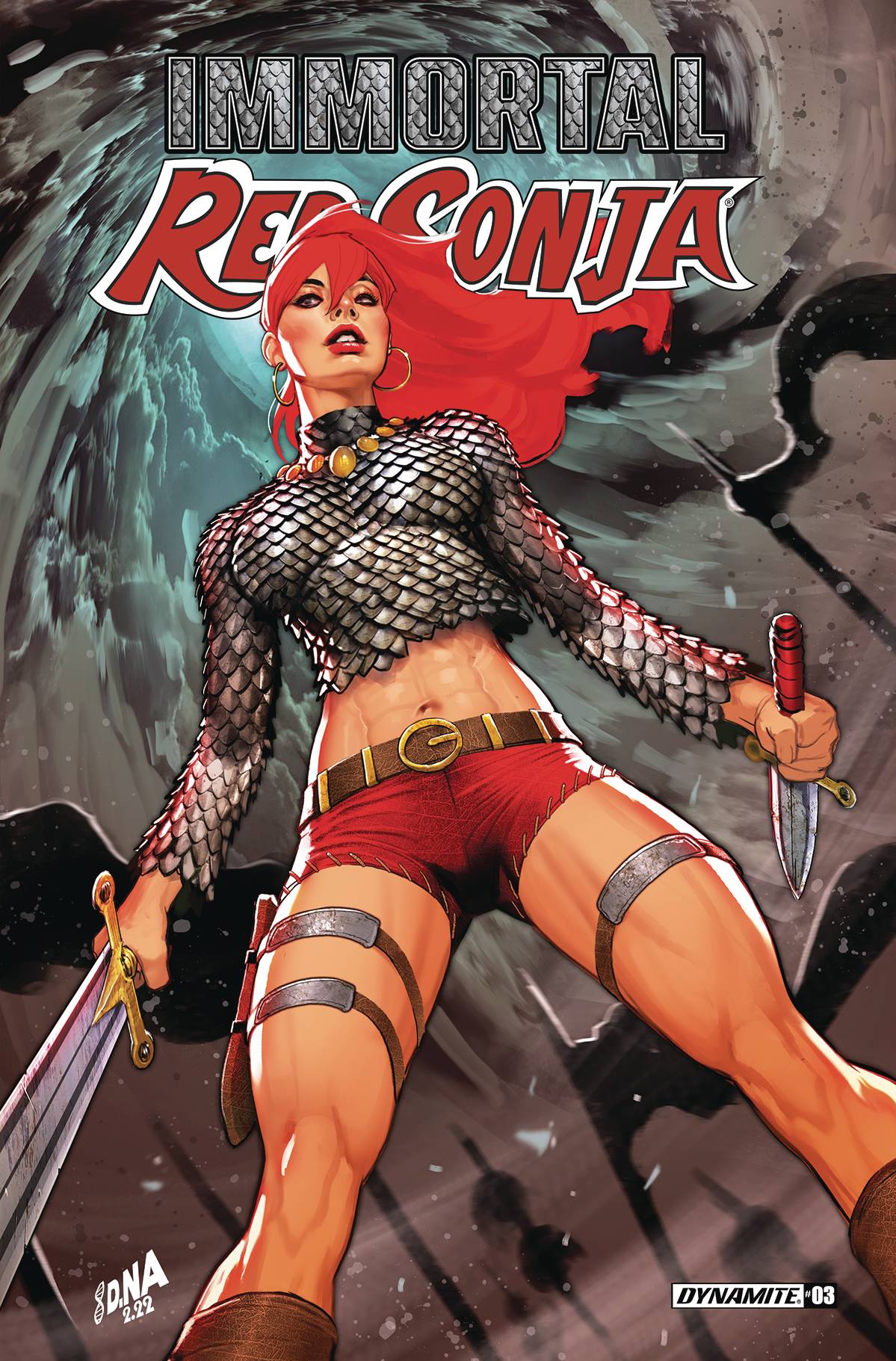 RED SONJA #3 COVER E COSPLAY DYNAMITE 1ST PRINT PHOTO 