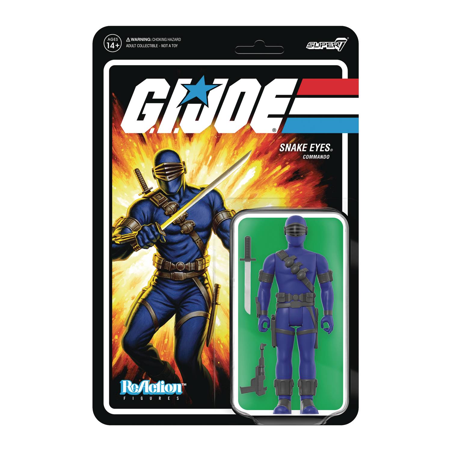 GI JOE W3 SNAKE EYES V3 REACTION FIG  (FEB229026)