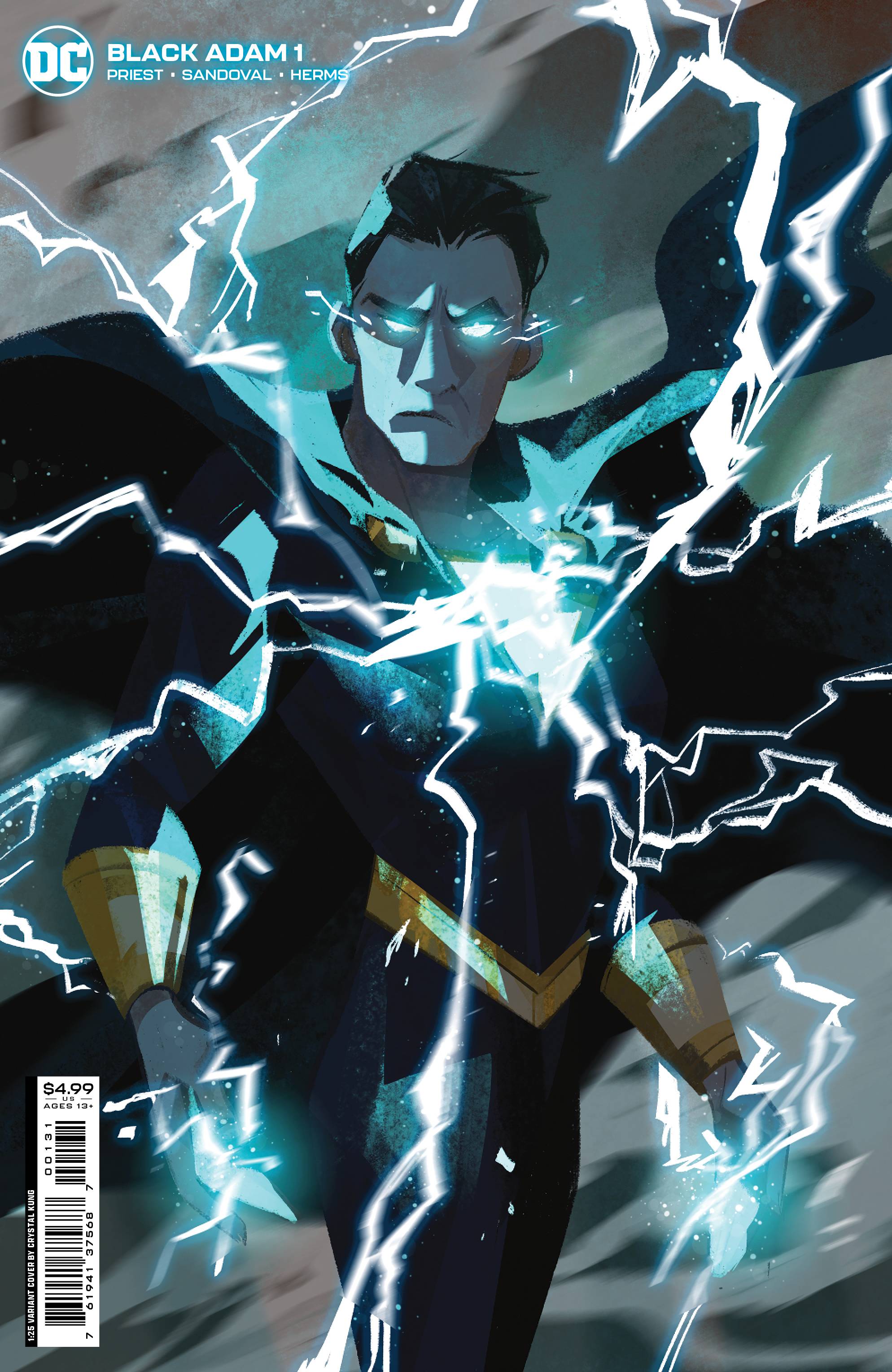 APR223150 - BLACK ADAM #1 CVR H 1:100 PARRILLO FOIL VAR - Previews World