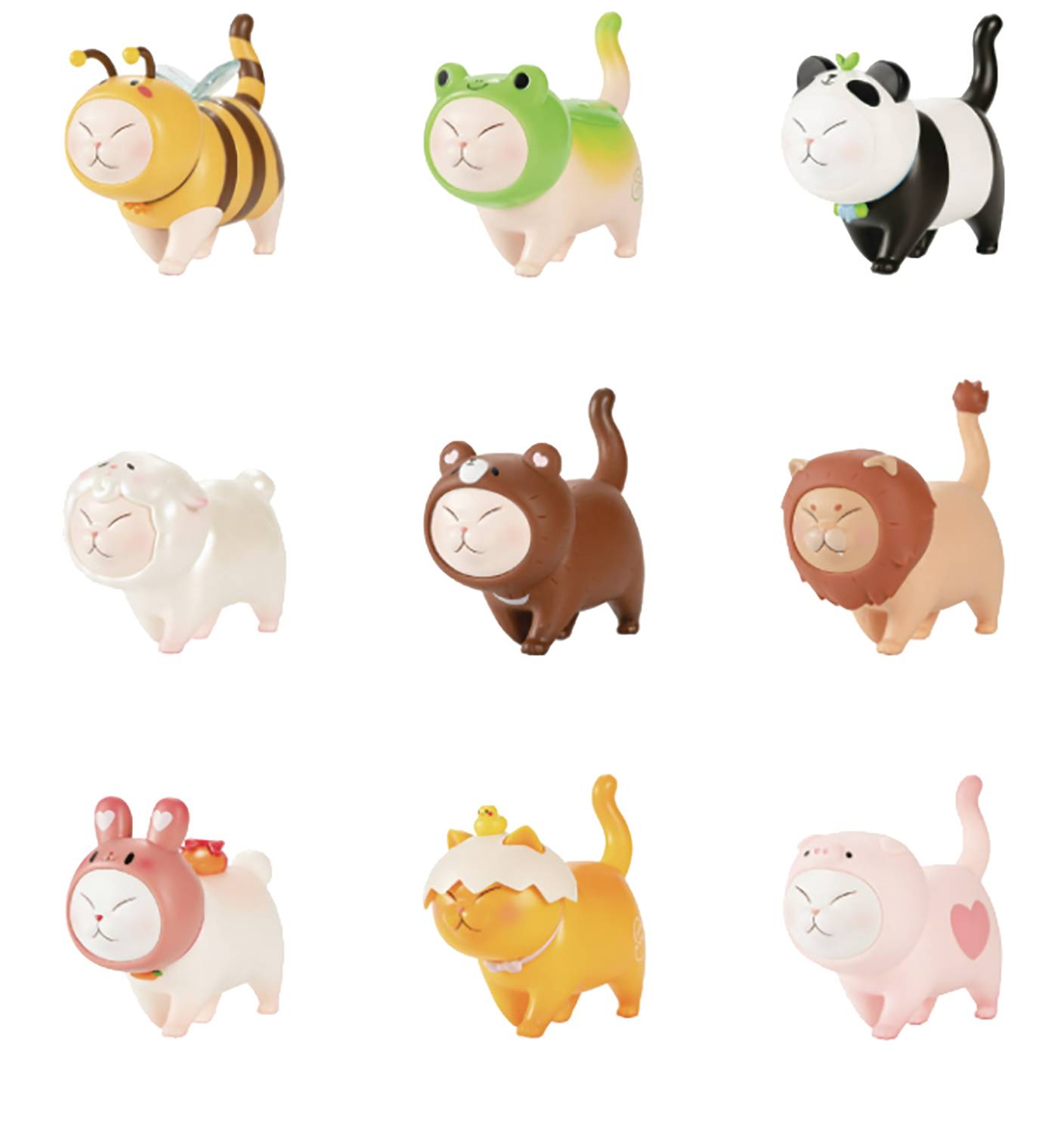 FEB228987 - ACT TOYS MIAO LING DANG ANIMAL PARTY 9PC BMB DS