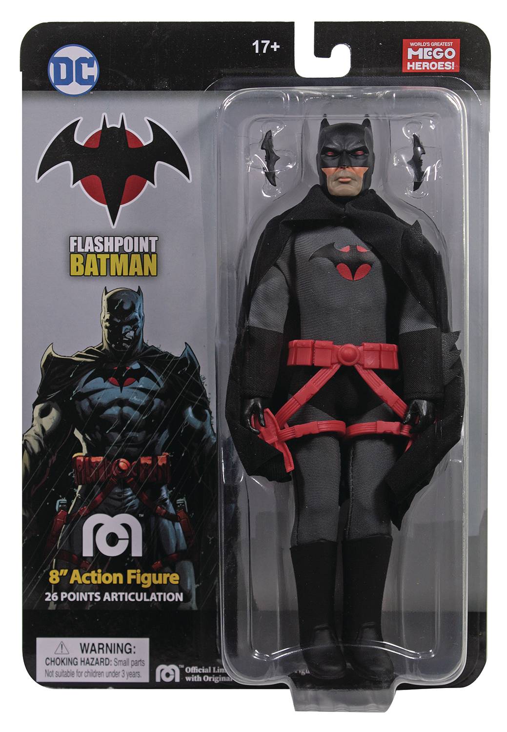 MEGO DC HEROES FLASHPOINT BATMAN PX 8IN AF