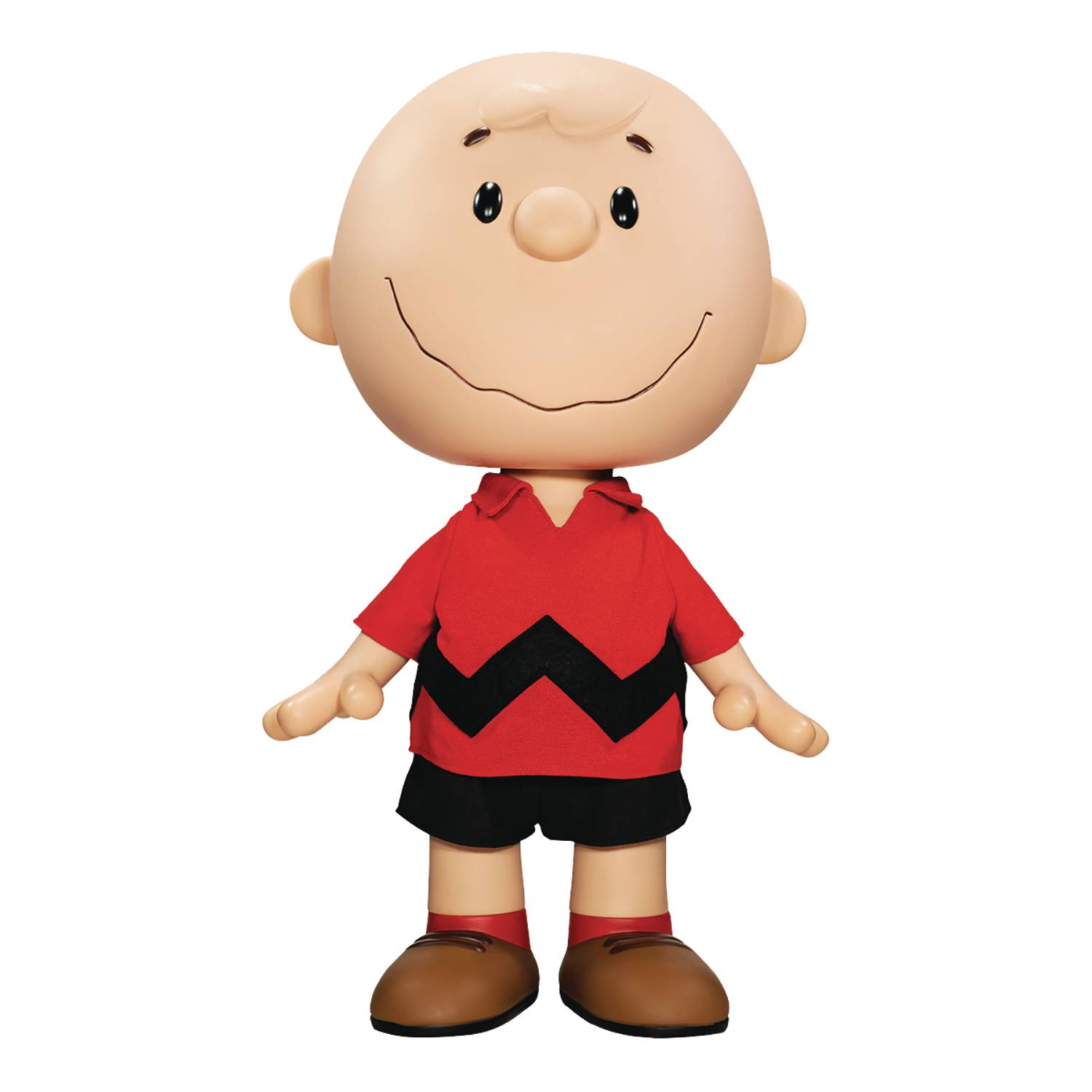 PEANUTS SUPERSIZE CHARLIES BROWN RED SHIRT 16IN VINYL FIG (N