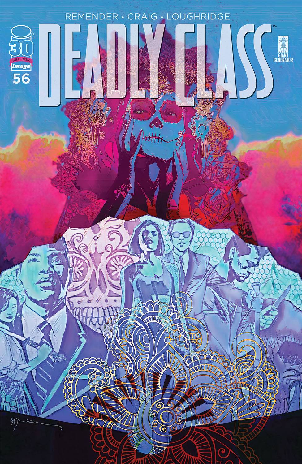 JUN220255 DEADLY CLASS 56 CVR B SIENKIEWICZ (MR) Previews World