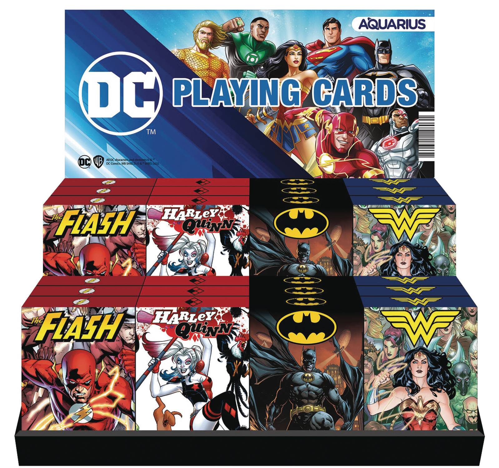 MAR228596 - DC HEROES 24PC PLAYING CARD ASST - Previews World