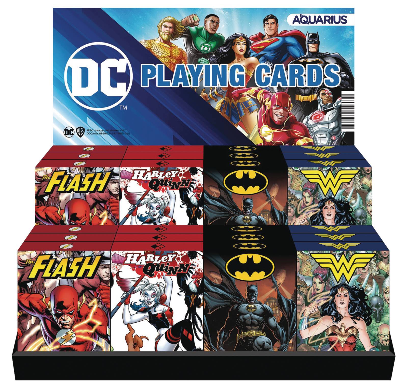 Mar Dc Heroes 24pc Playing Card Asst Previews World