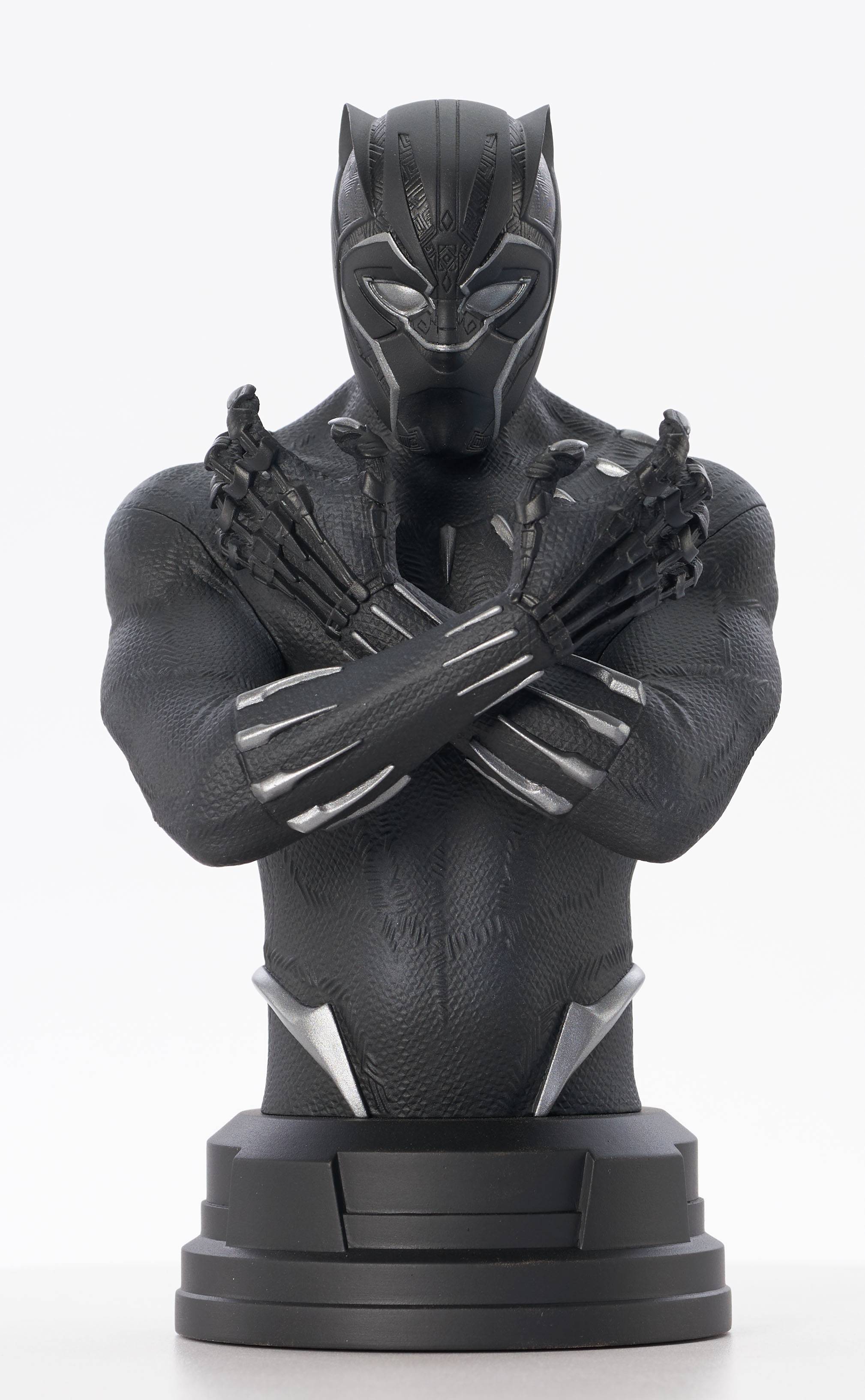 若者の大愛商品 JUN222430 BUST SCALE 1/6 PANTHER BLACK MOVIE MARVEL - コミック・アニメ