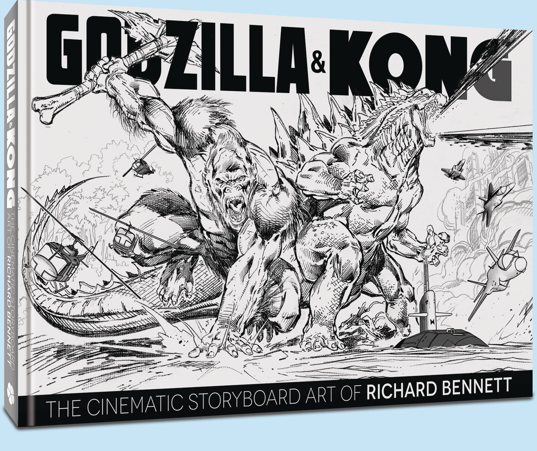 GODZILLA & KONG CINEMATIC STORYBOARD ART OF RICHARD BENNETT