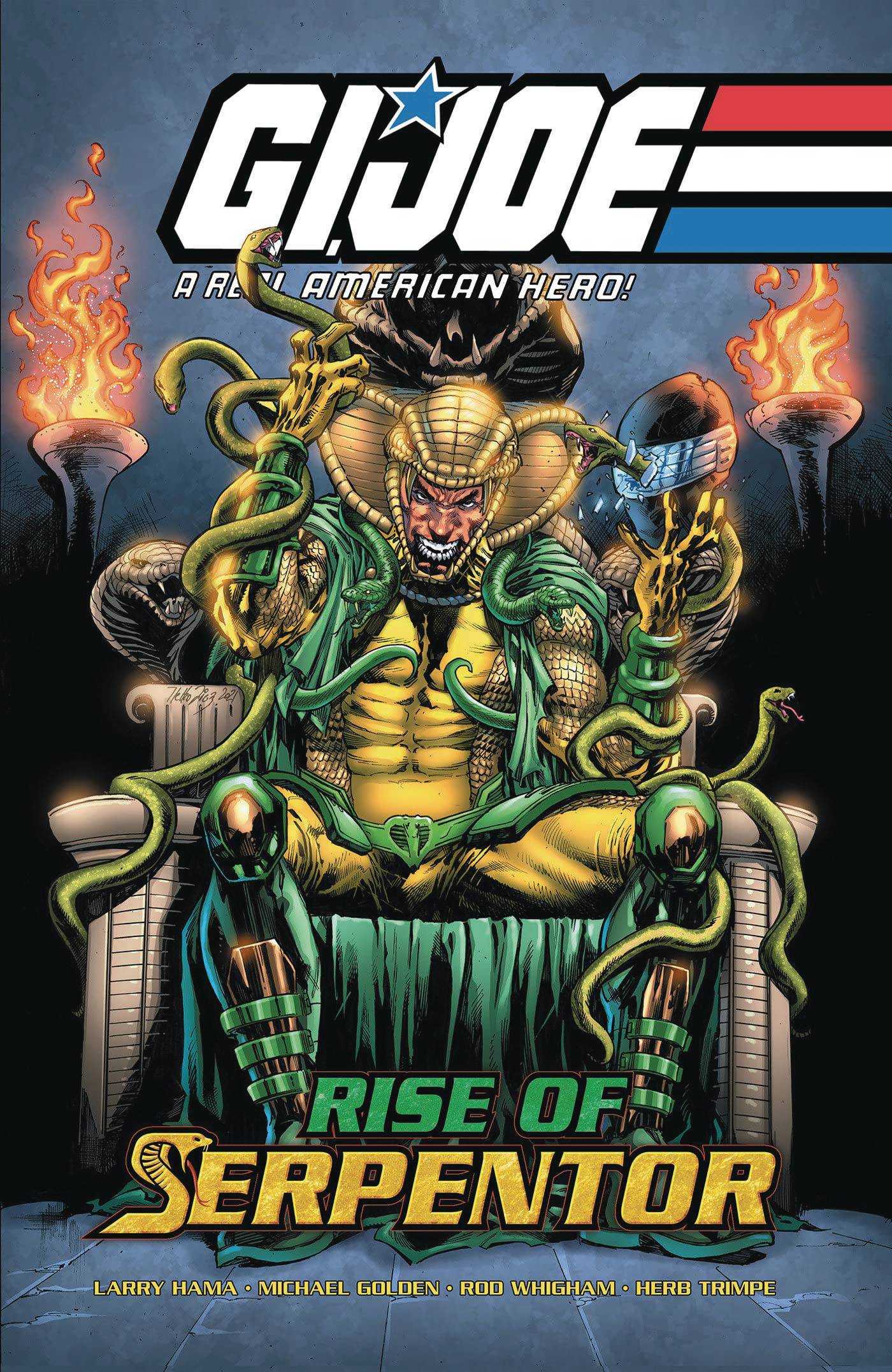 GI JOE REAL AMERICAN HERO HC RISE OF SERPENTOR