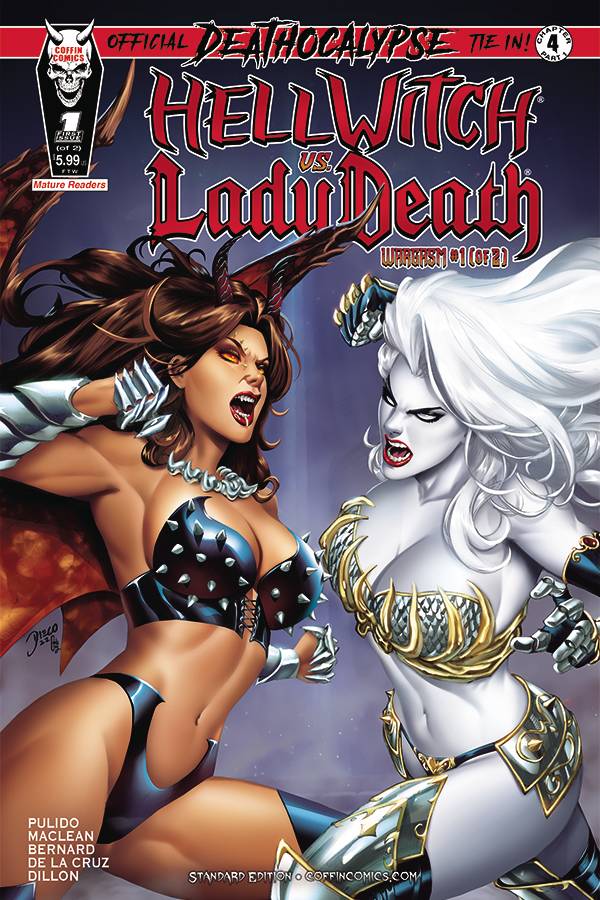 HELLWITCH VS LADY DEATH WARGASM #1 (OF 2) CVR A STANDARD BER