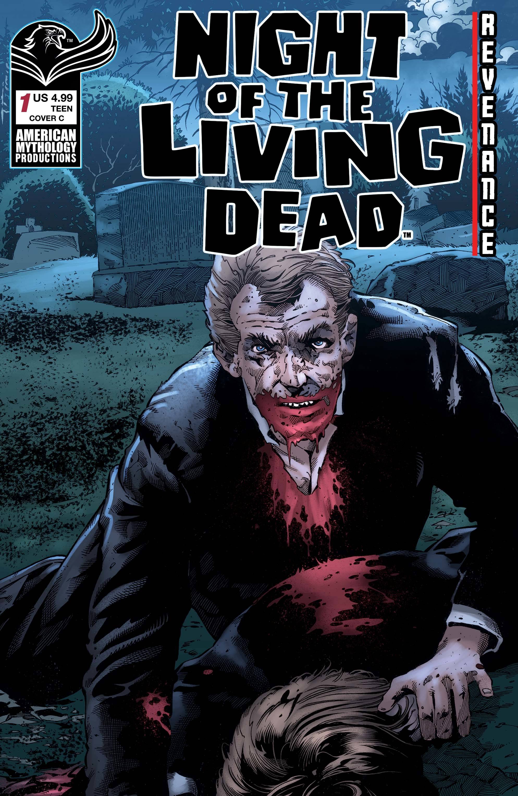 JAN241364 - NIGHT OF THE LIVING DEAD REVENANCE #1 CVR C BONK (OA) -  Previews World