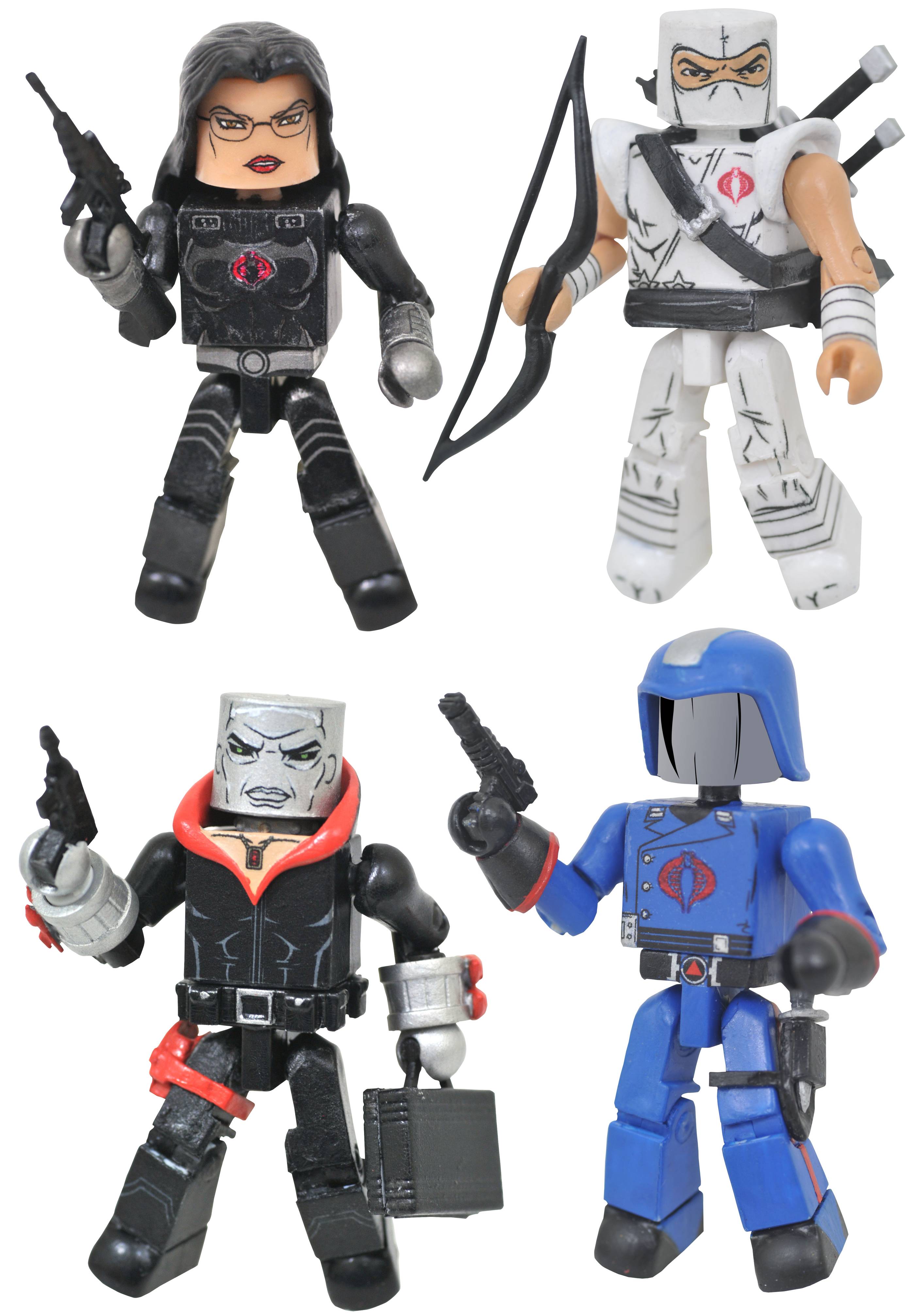 GI JOE MINIMATES SERIES 2 CARDED BOX SET